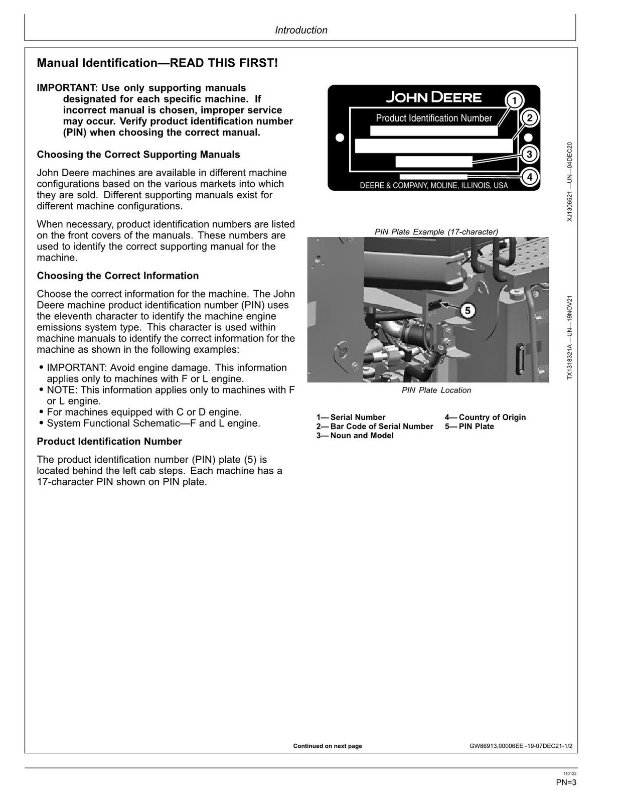 MANUEL D'UTILISATION DU CHARGEUR JOHN DEERE 724P #2 