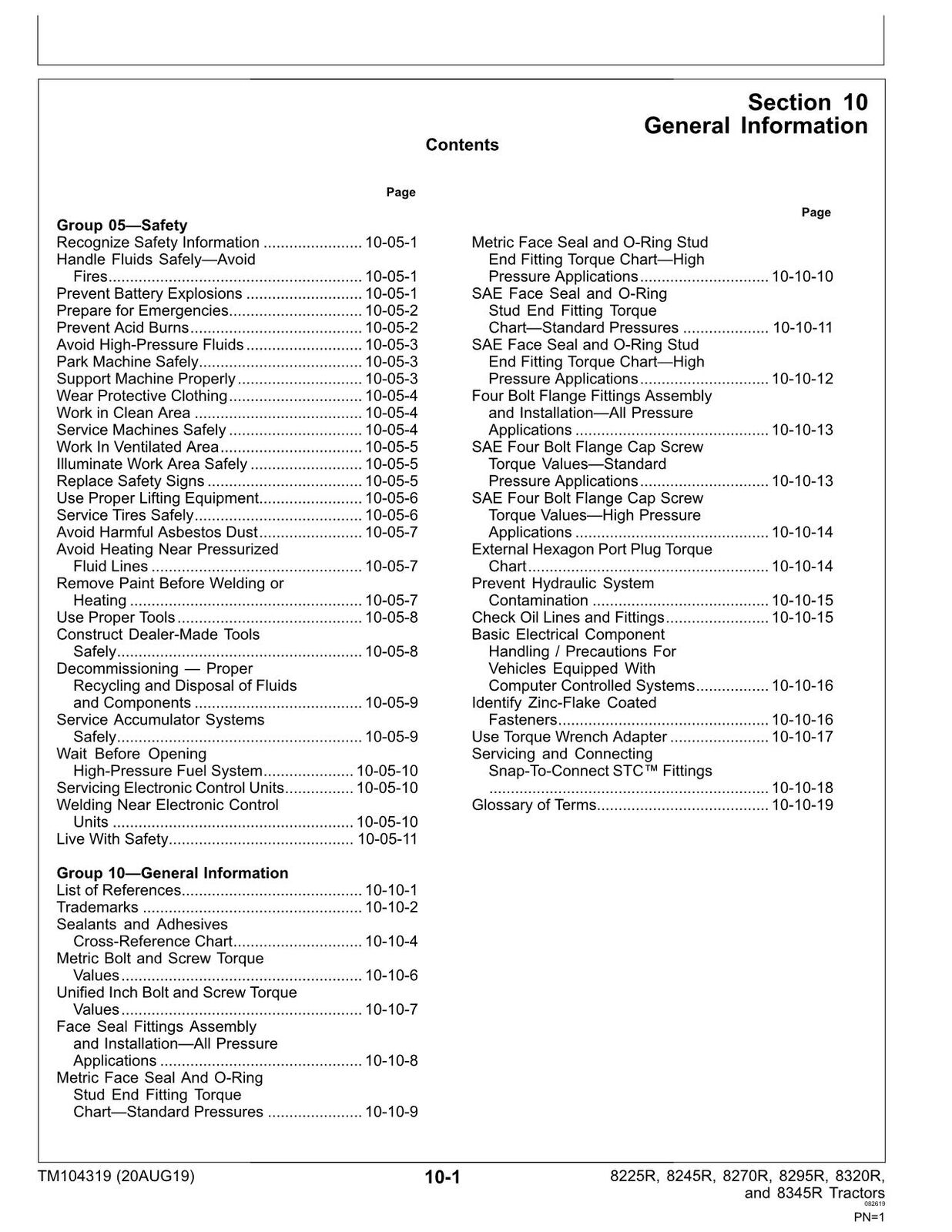 JOHN DEERE 8225R 8245R 8270R 8295R 8320R 8345R TRACTOR REPAIR SERVICE MANUAL #2