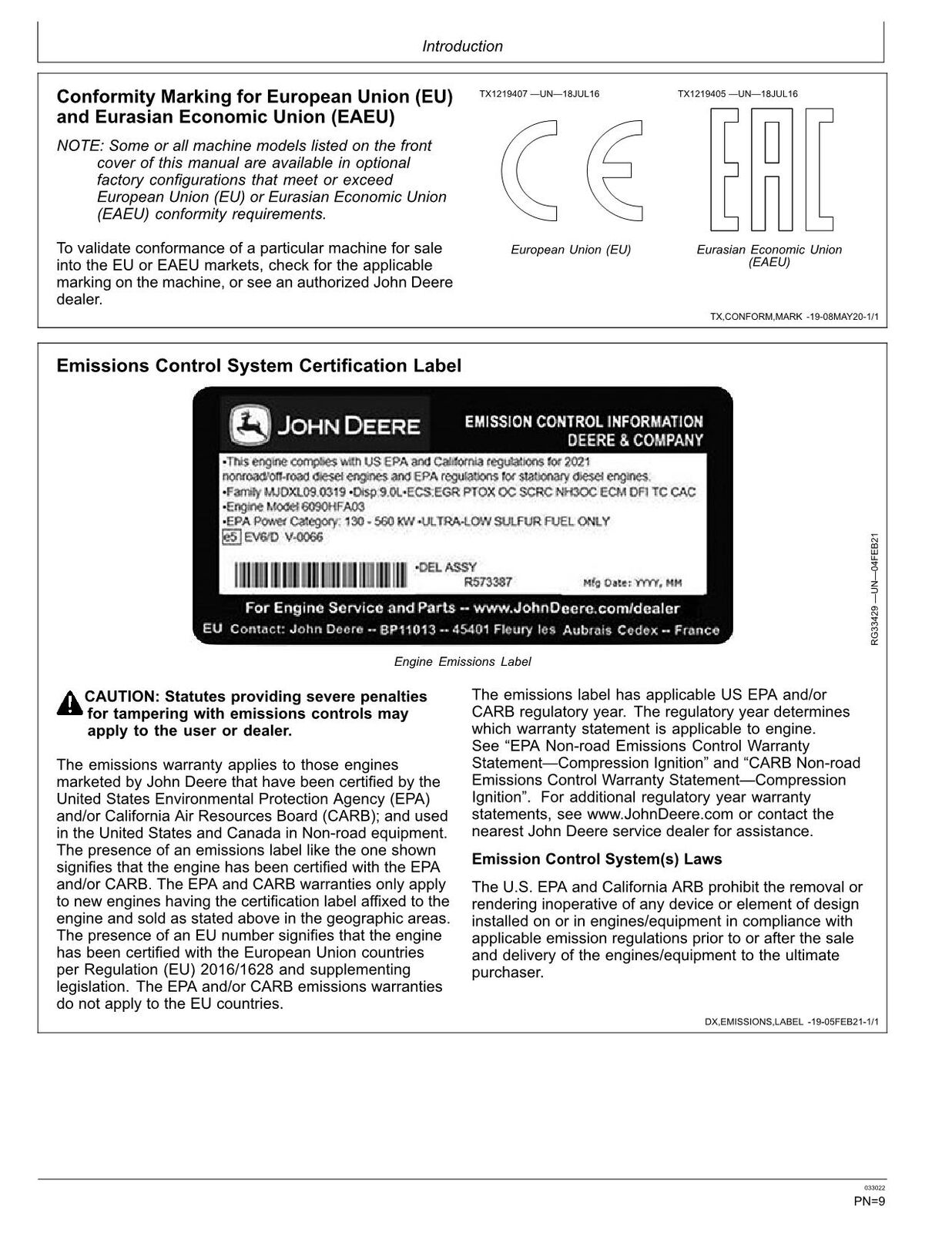 JOHN DEERE 310L BACKHOE LOADER OPERATORS MANUAL #4