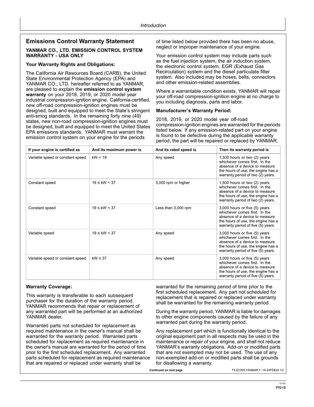 JOHN DEERE 310L EP BACKHOE LOADER OPERATORS MANUAL #2