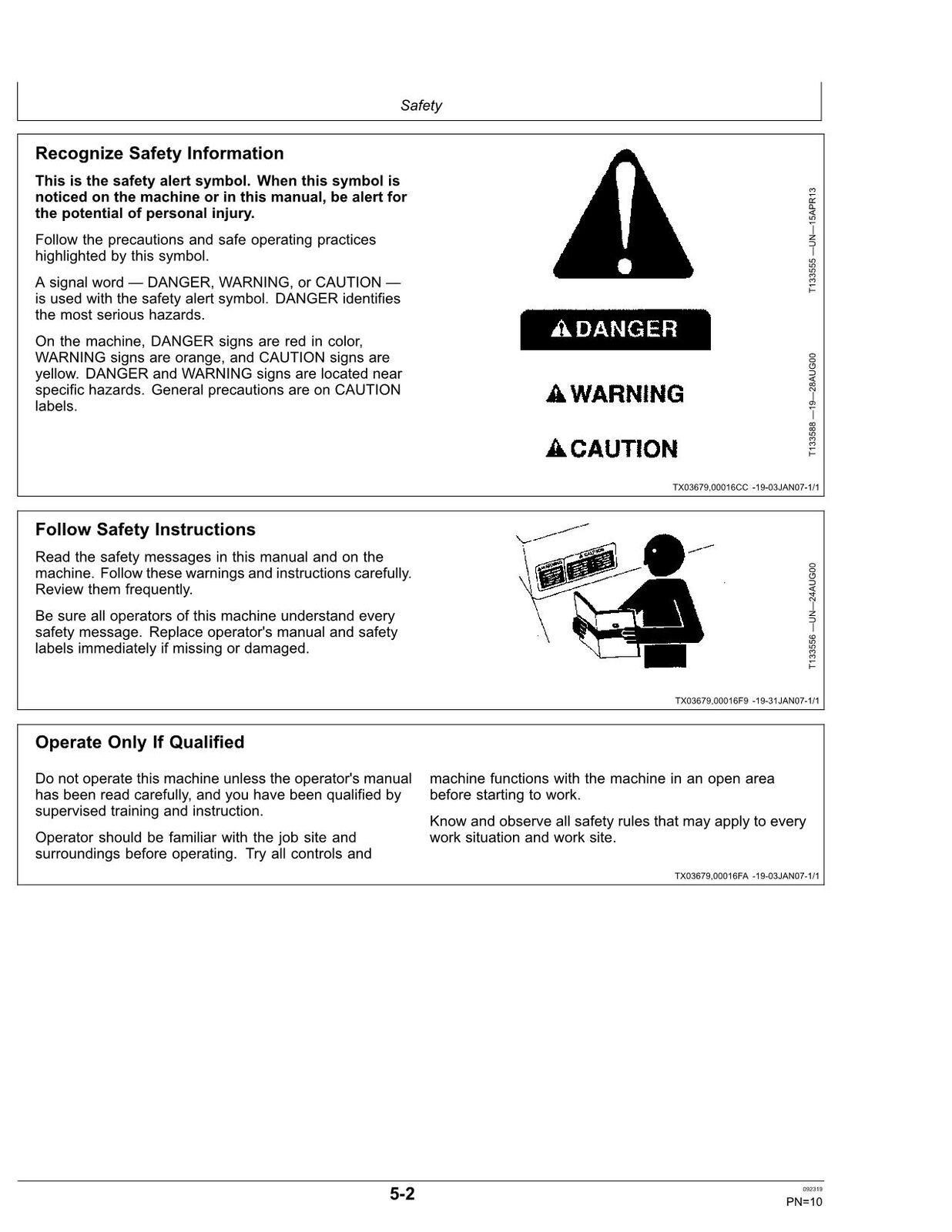 JONH DEERE 655C 755C CRAWLER LOADER OPERATORS MANUAL