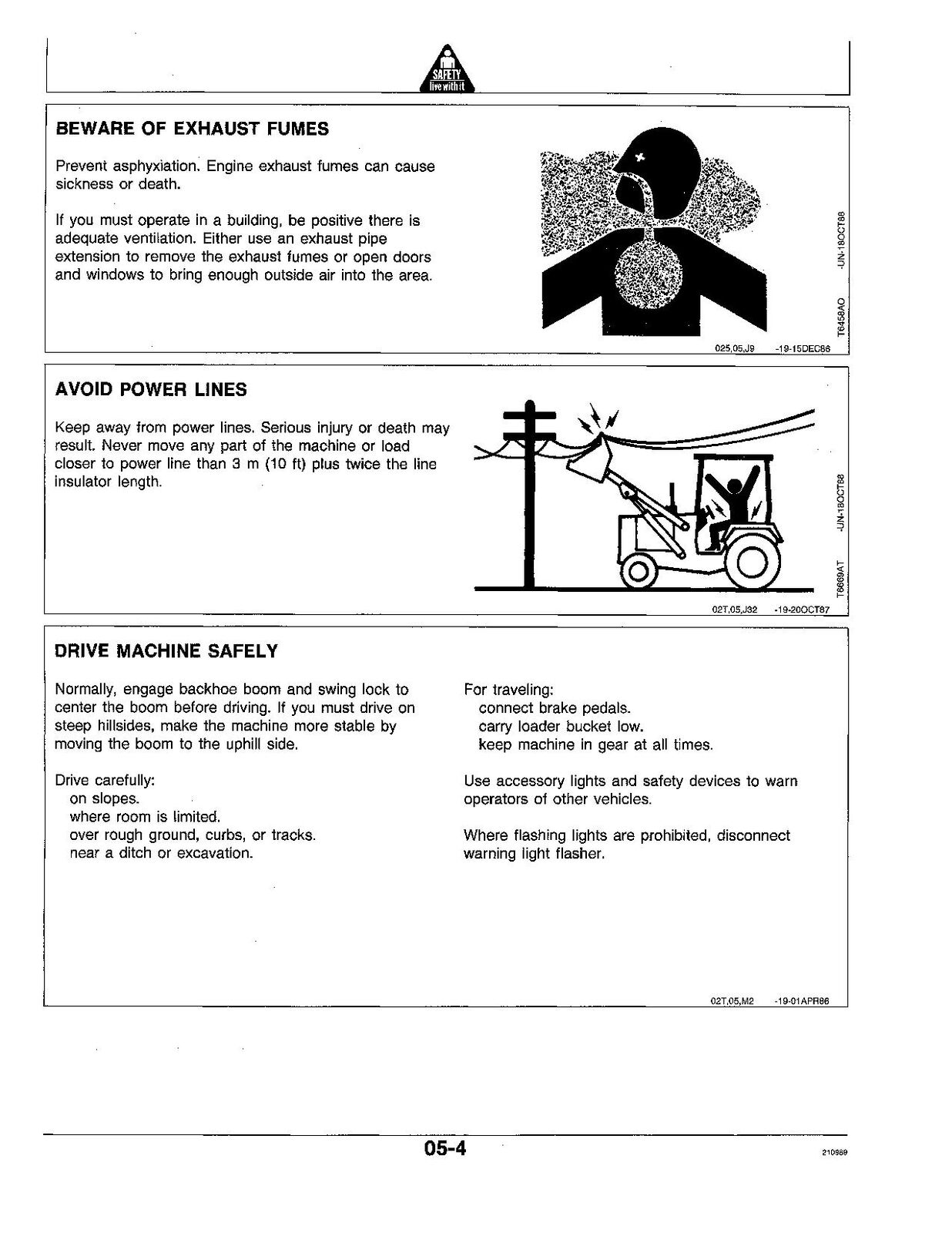 JOHN DEERE 210C 310C BACKHOE OPERATORS MANUAL