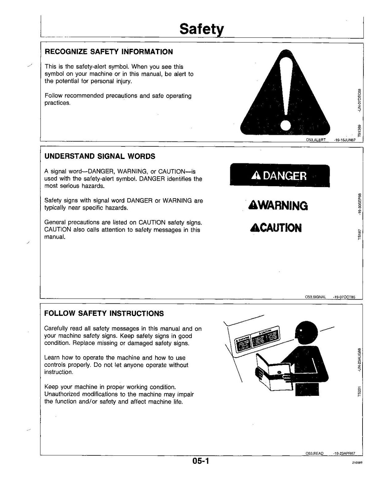 JOHN DEERE 210C 310C BACKHOE OPERATORS MANUAL