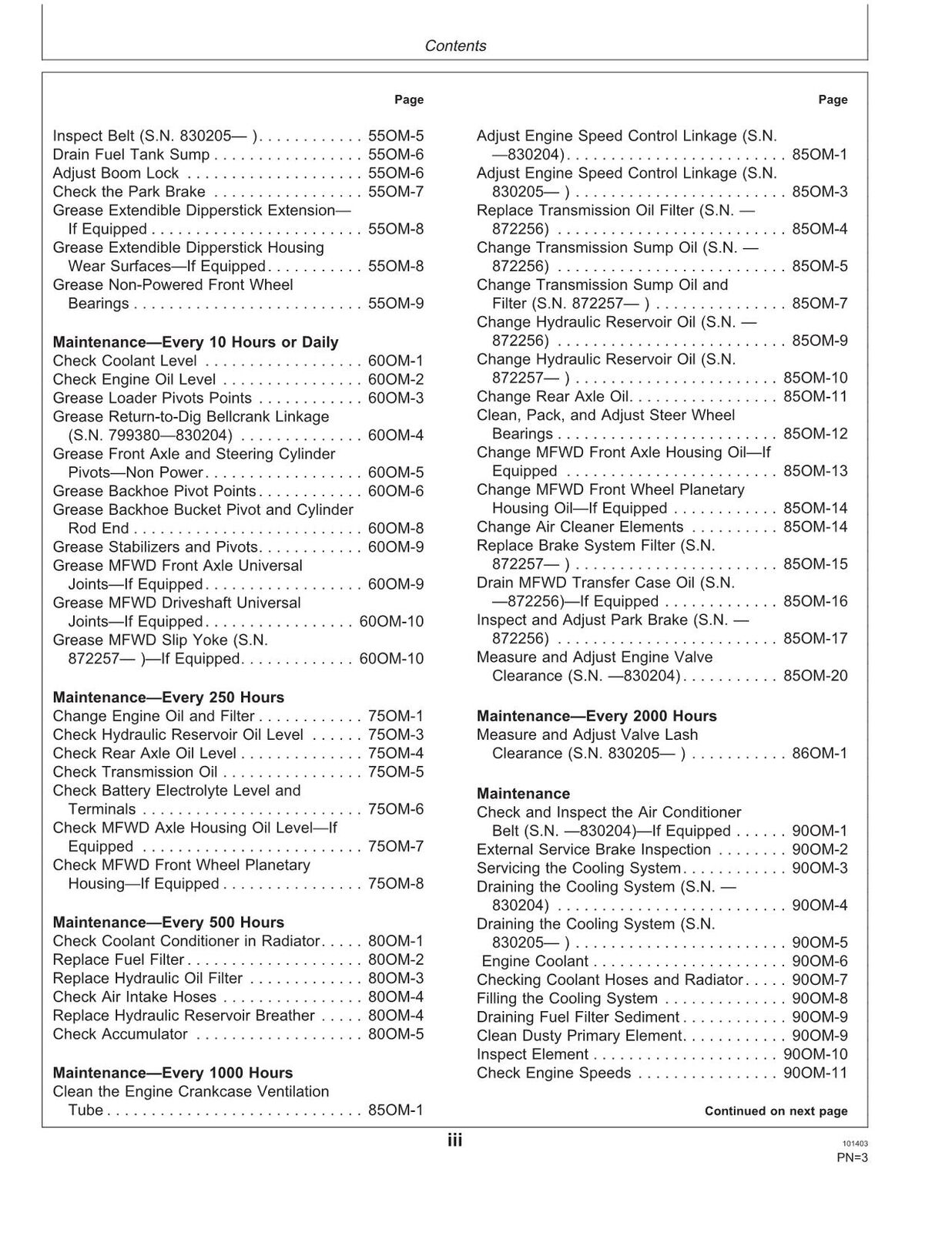 JOHN DEERE 710D BACKHOE OPERATORS MANUAL