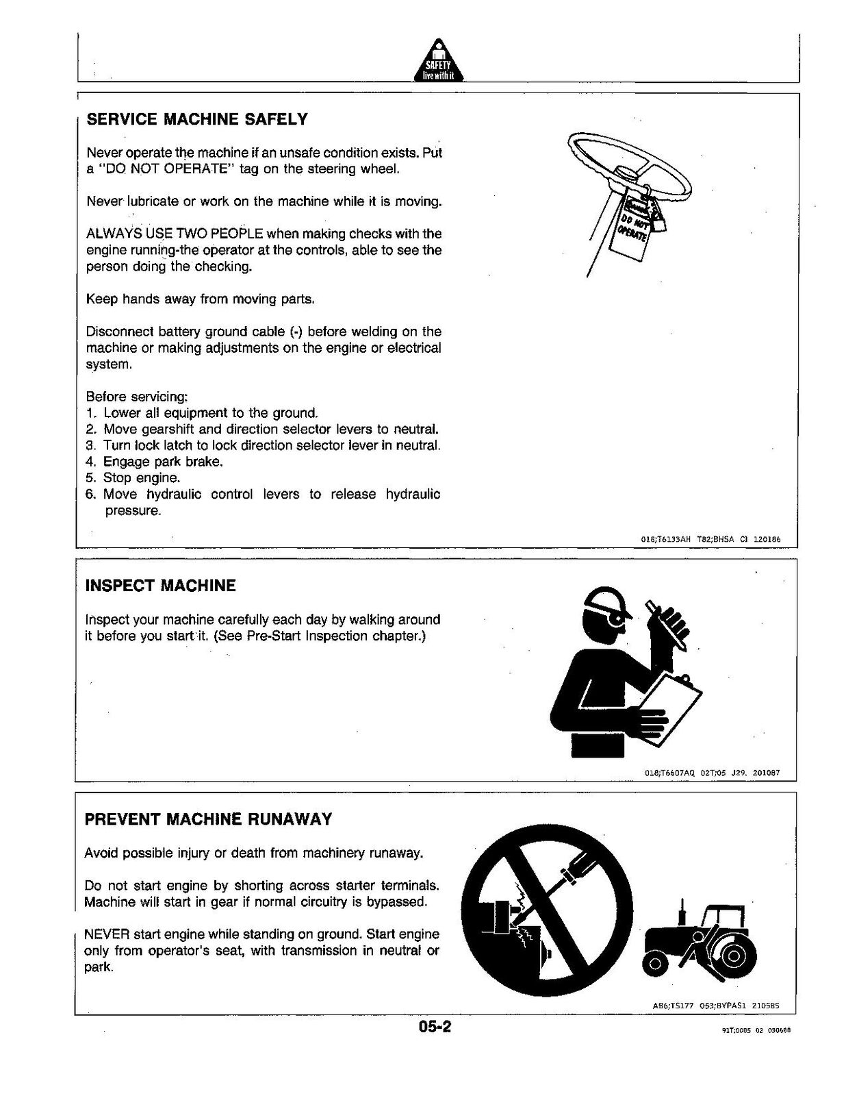 JOHN DEERE 315C BAGGERBAGGER-BETRIEBSHANDBUCH NR. 1 