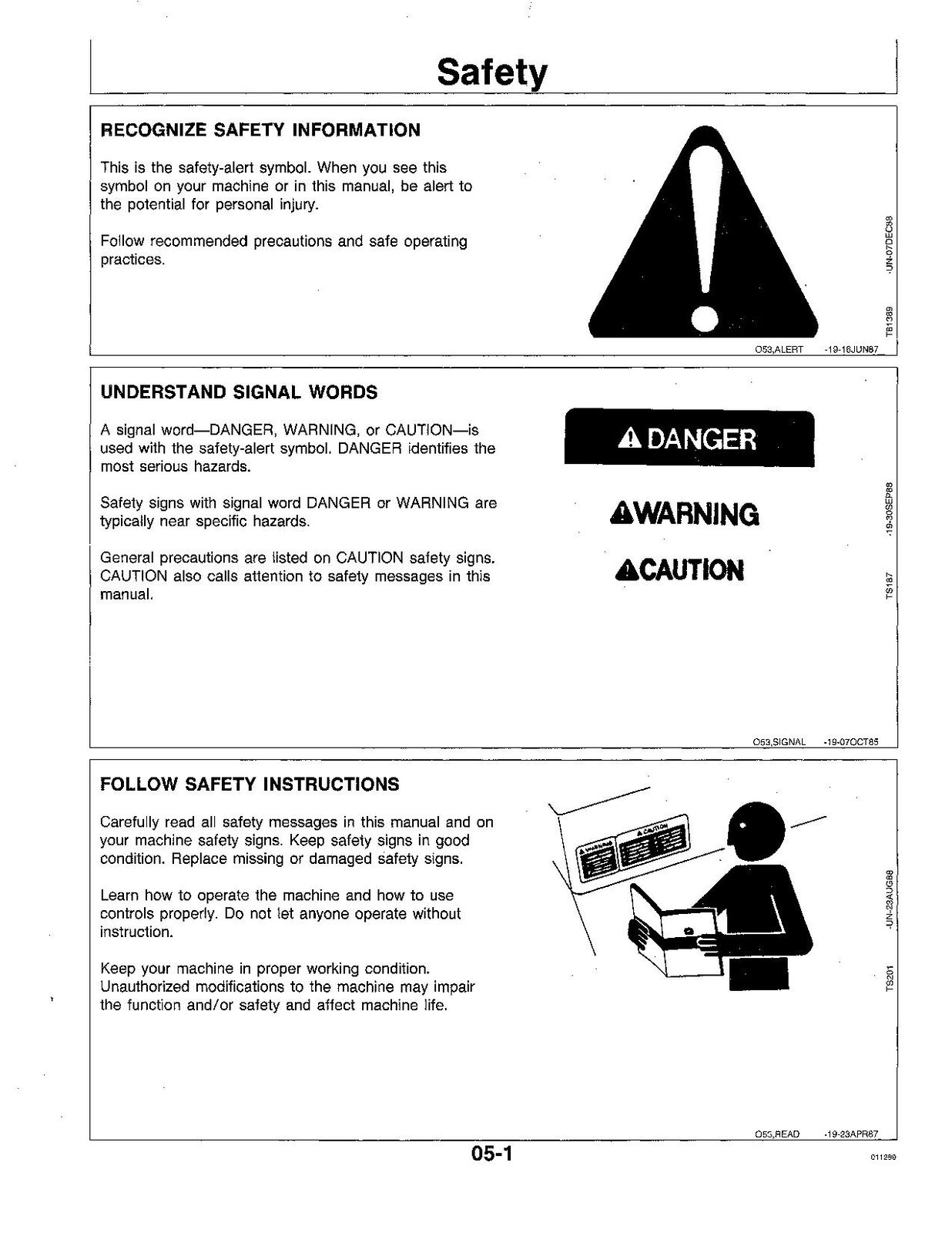 JOHN DEERE 315C BACKHOE OPERATORS MANUAL #2