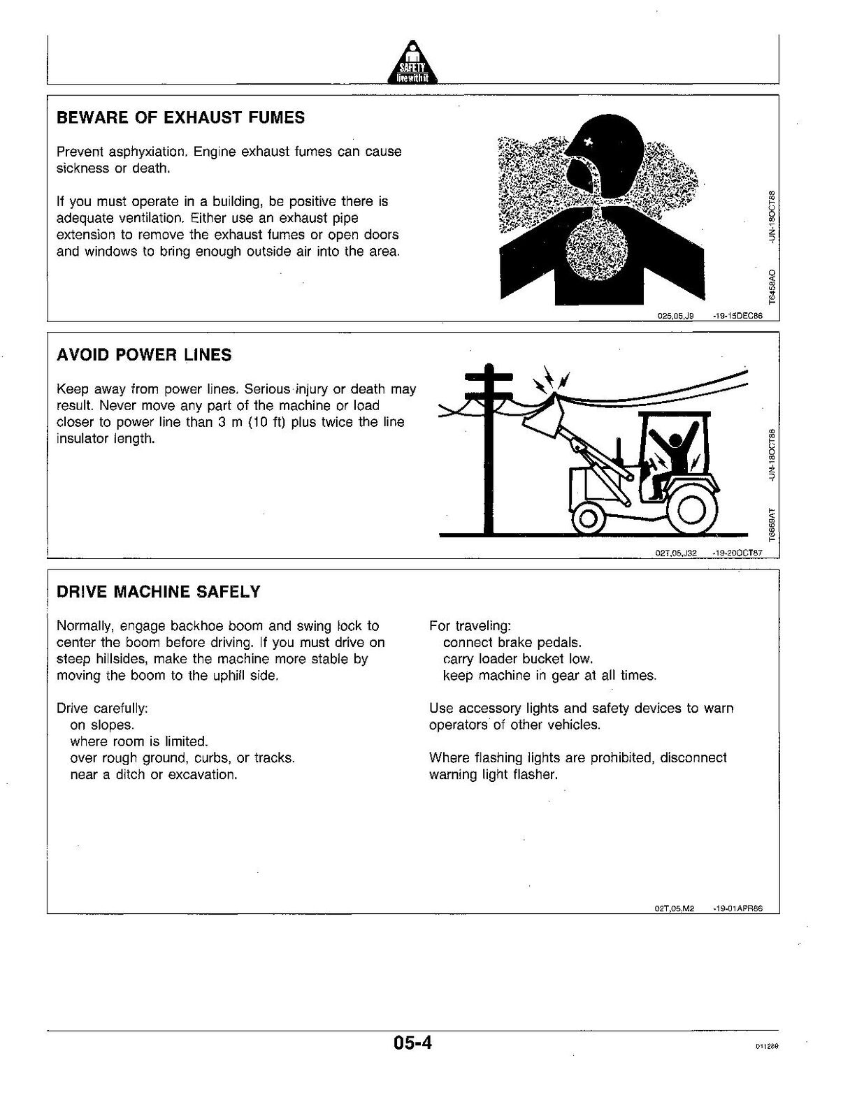 JOHN DEERE 315C BAGGERBAGGER-BETRIEBSHANDBUCH NR. 2 