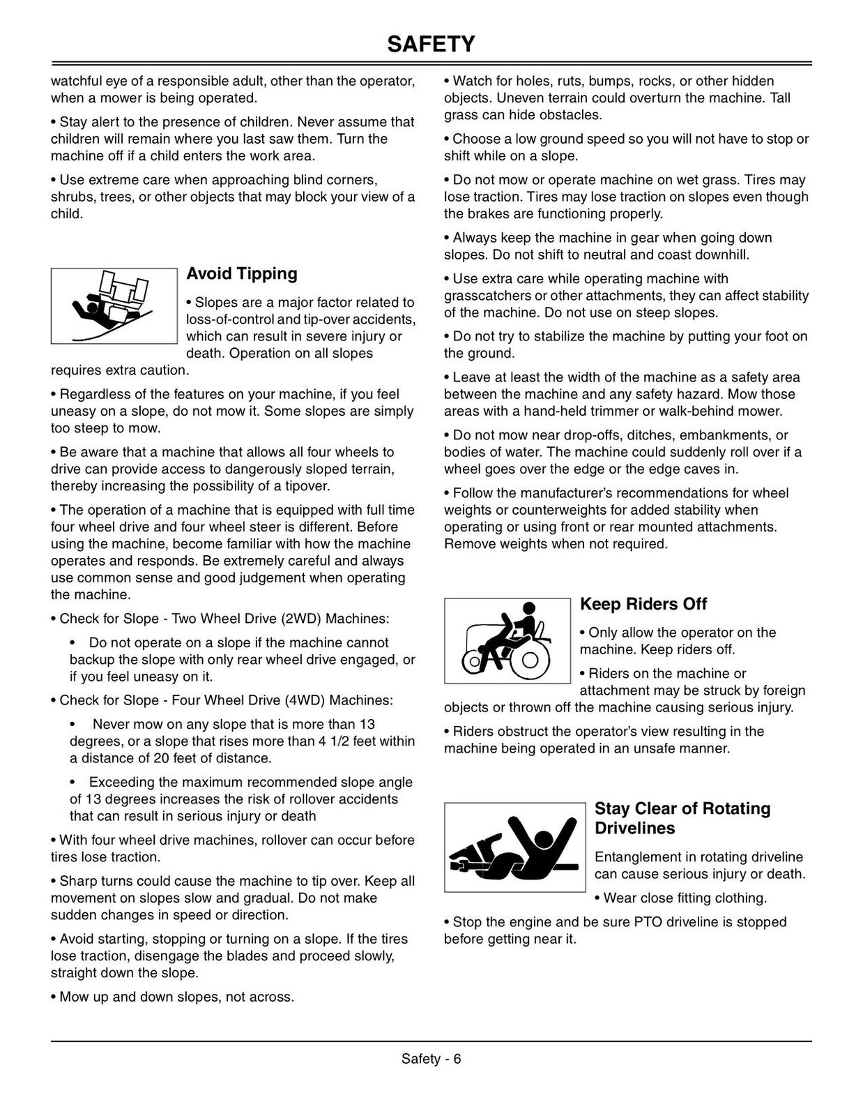 JOHN DEERE X700 X720 X724 X728 X729 TRACTOR OPERATORS MANUAL #2