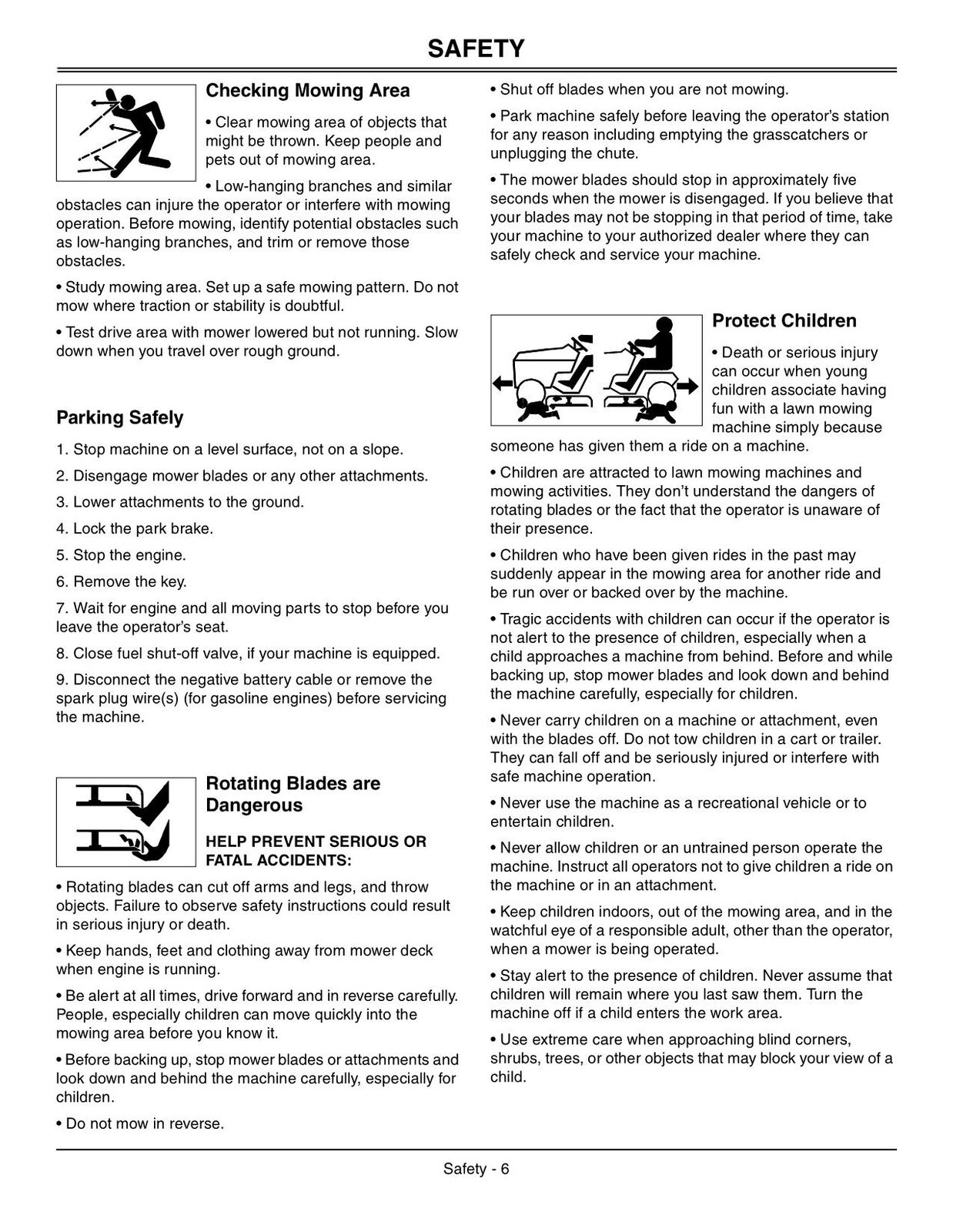 JOHN DEERE X300 X304 X320 X324 X340 X360 TRAKTOR-BETRIEBSHANDBUCH NR. 2 