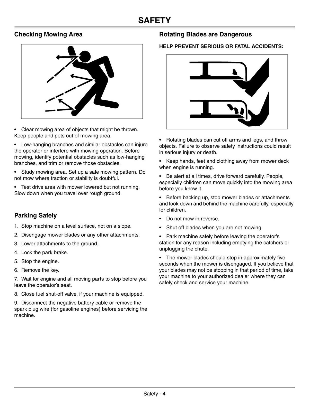 JOHN DEERE X495 TRACTOR OPERATORS MANUAL #2