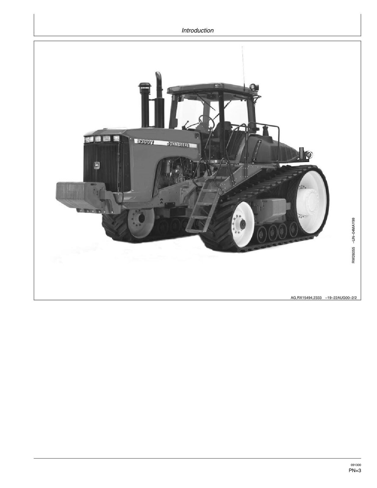 JOHN DEERE 9300T 9400T TRACTOR OPERATORS MANUAL #2