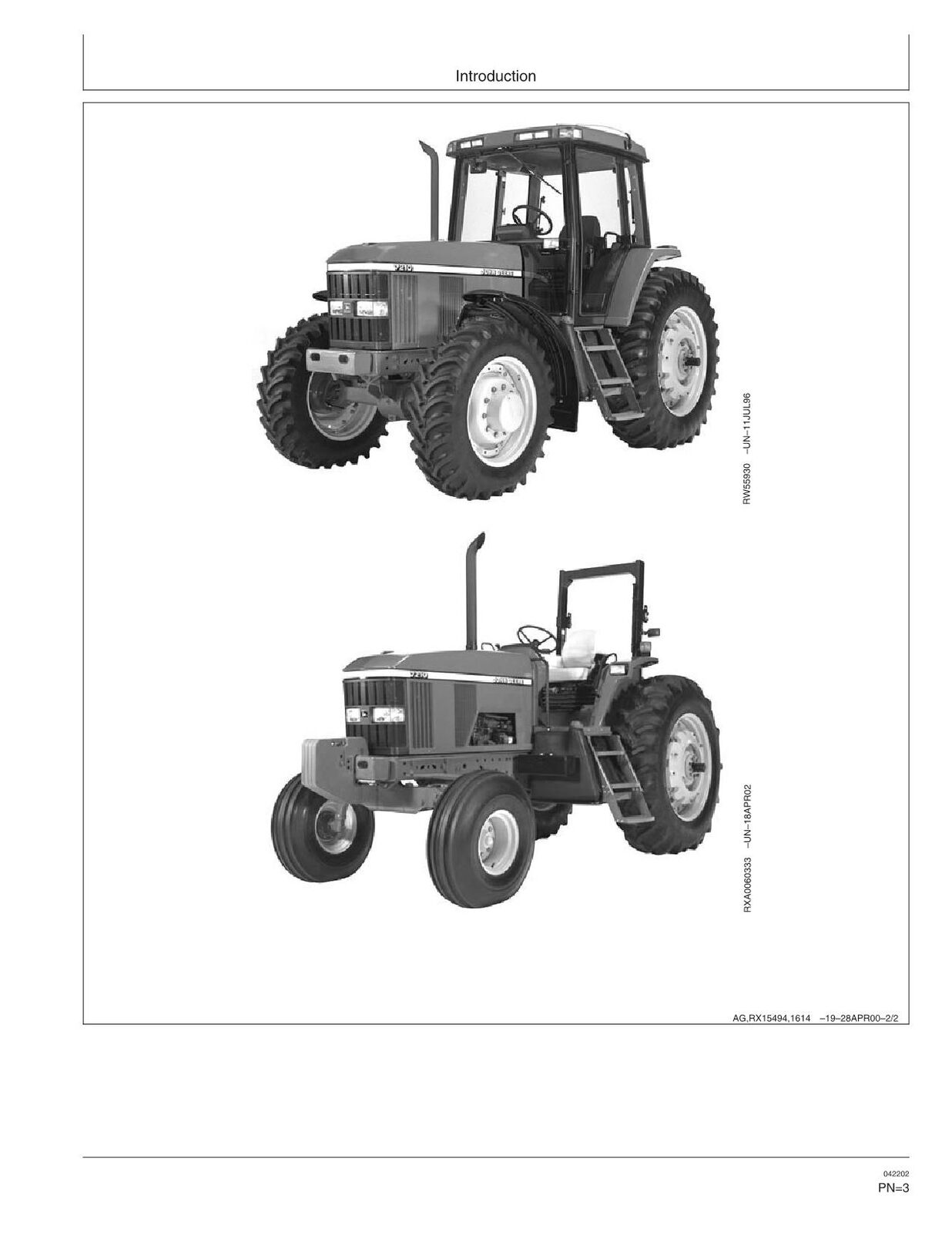 JOHN DEERE 7210 7410 7510 TRACTOR OPERATORS MANUAL #2