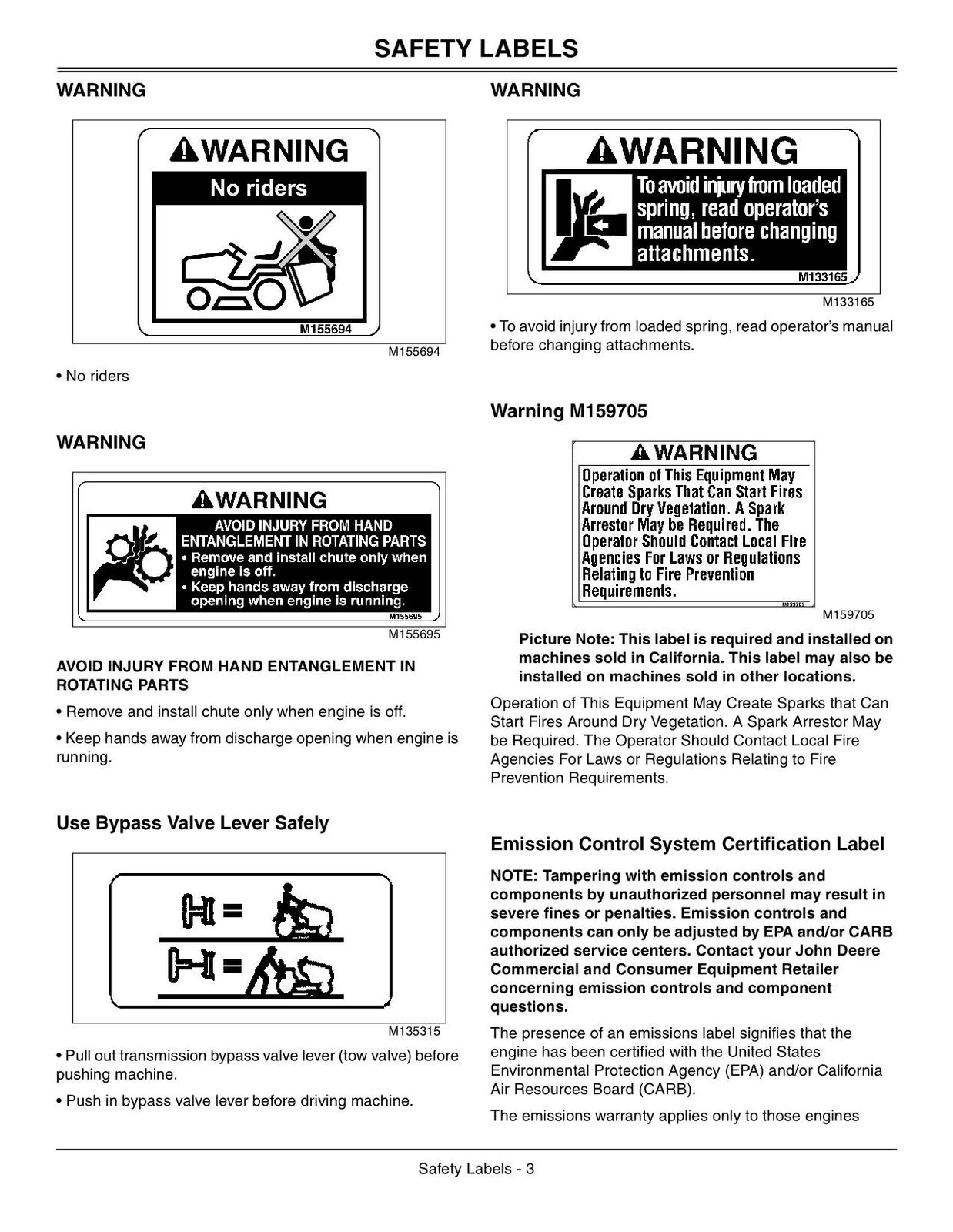 JOHN DEERE X300R TRACTOR OPERATORS MANUAL 150001-180000