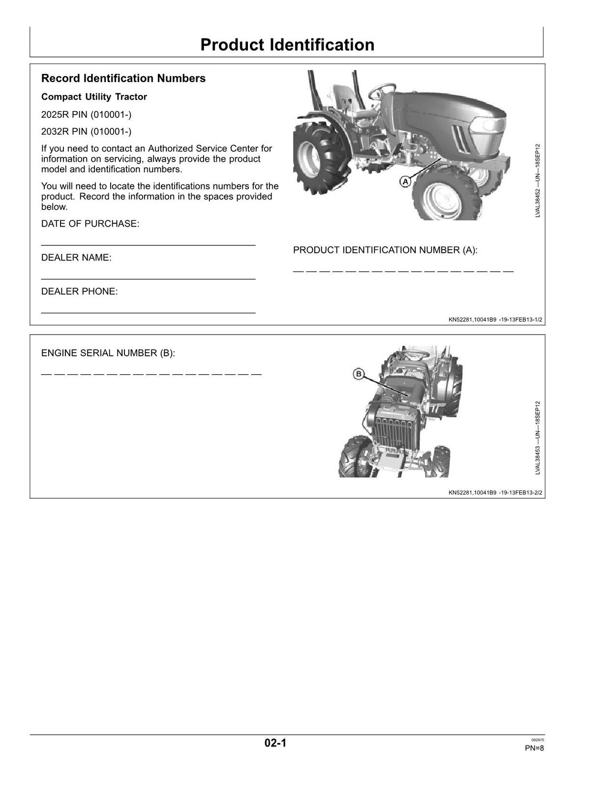 JOHN DEERE 2025R 2032R TRACTOR OPERATORS MANUAL PROFMANUAL