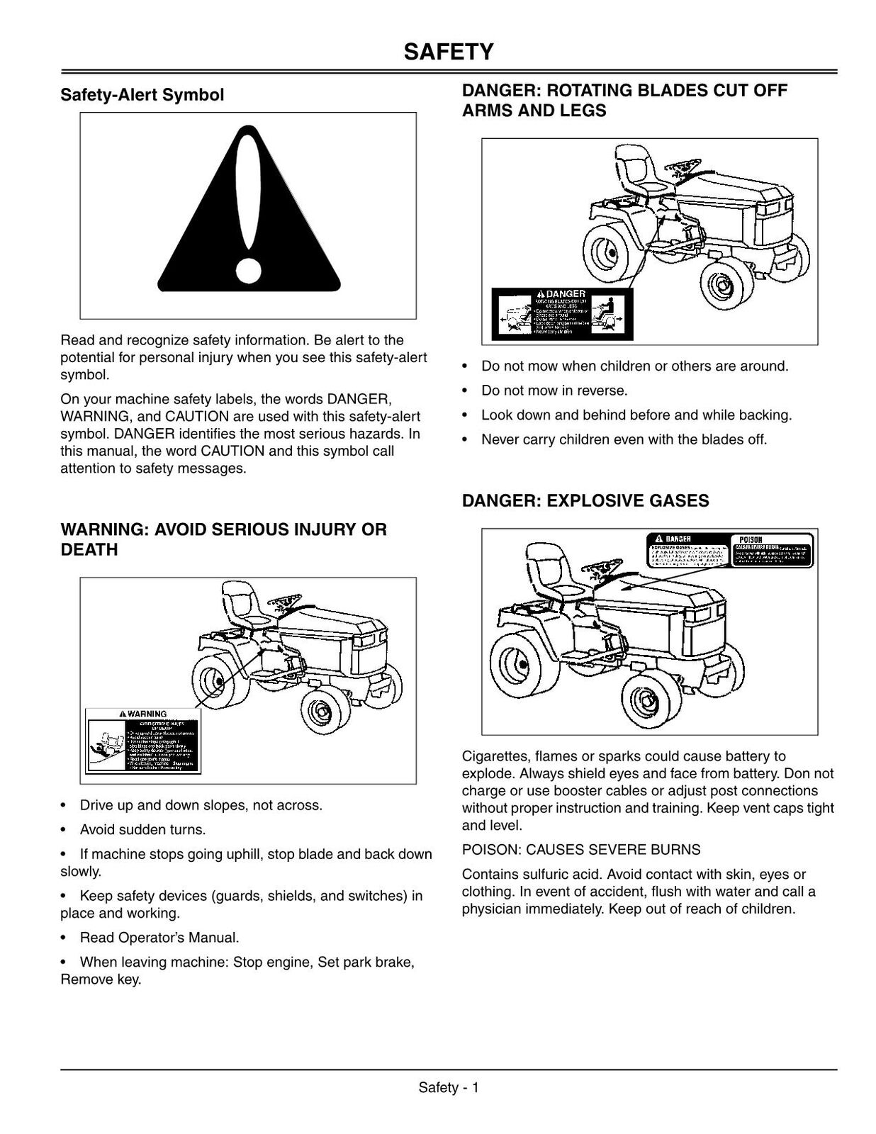 JOHN DEERE 425 445 TRACTOR OPERATORS MANUAL #3