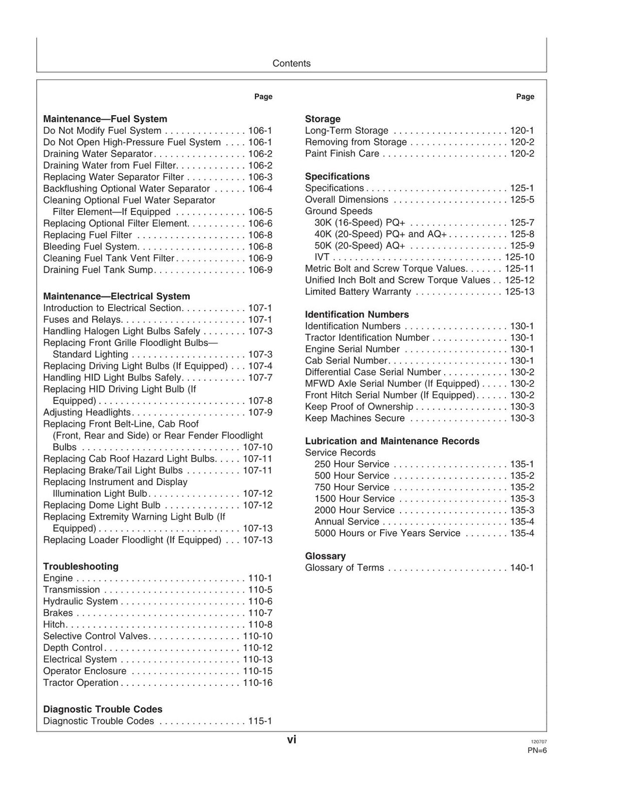 JOHN DEERE 7630 7730 7930 7830 TRACTOR OPERATORS MANUAL