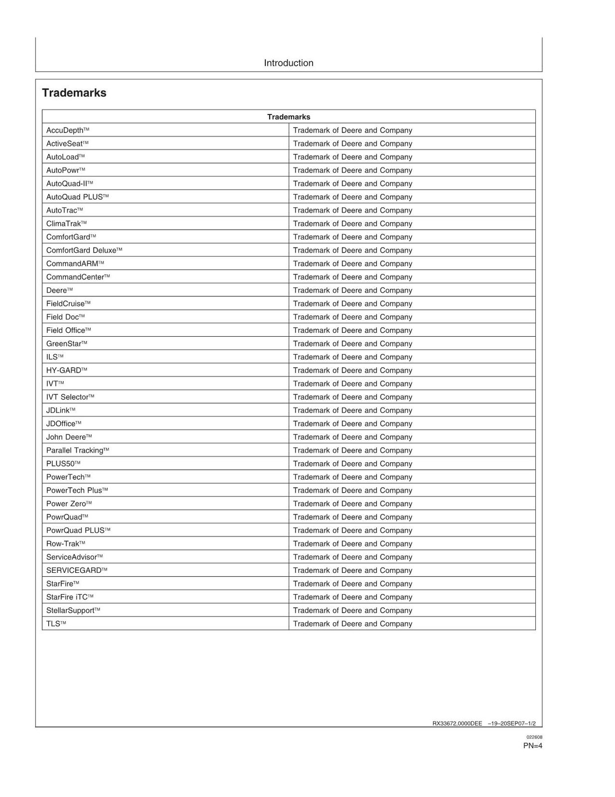 JOHN DEERE 8230T 8330T 8430T TRACTOR OPERATORS MANUAL #1