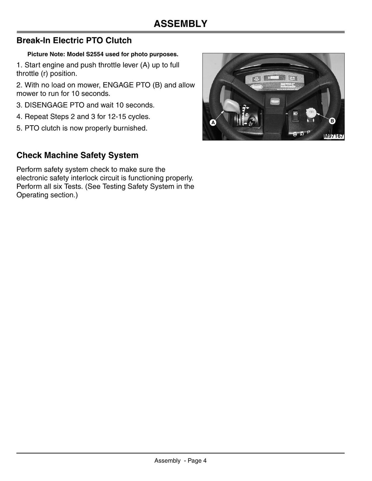 MANUEL D'UTILISATION DU TRACTEUR JOHN DEERE S2048