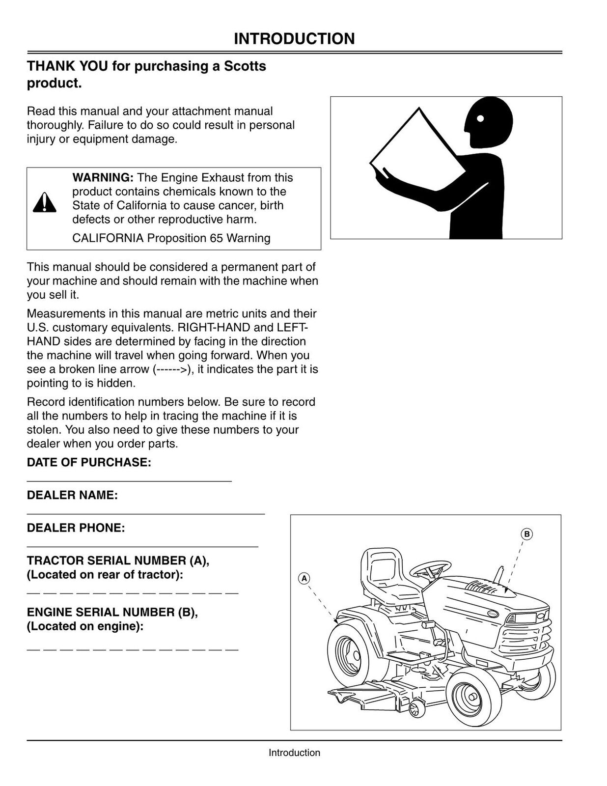 JOHN DEERE S2048 TRAKTOR-BETRIEBSHANDBUCH