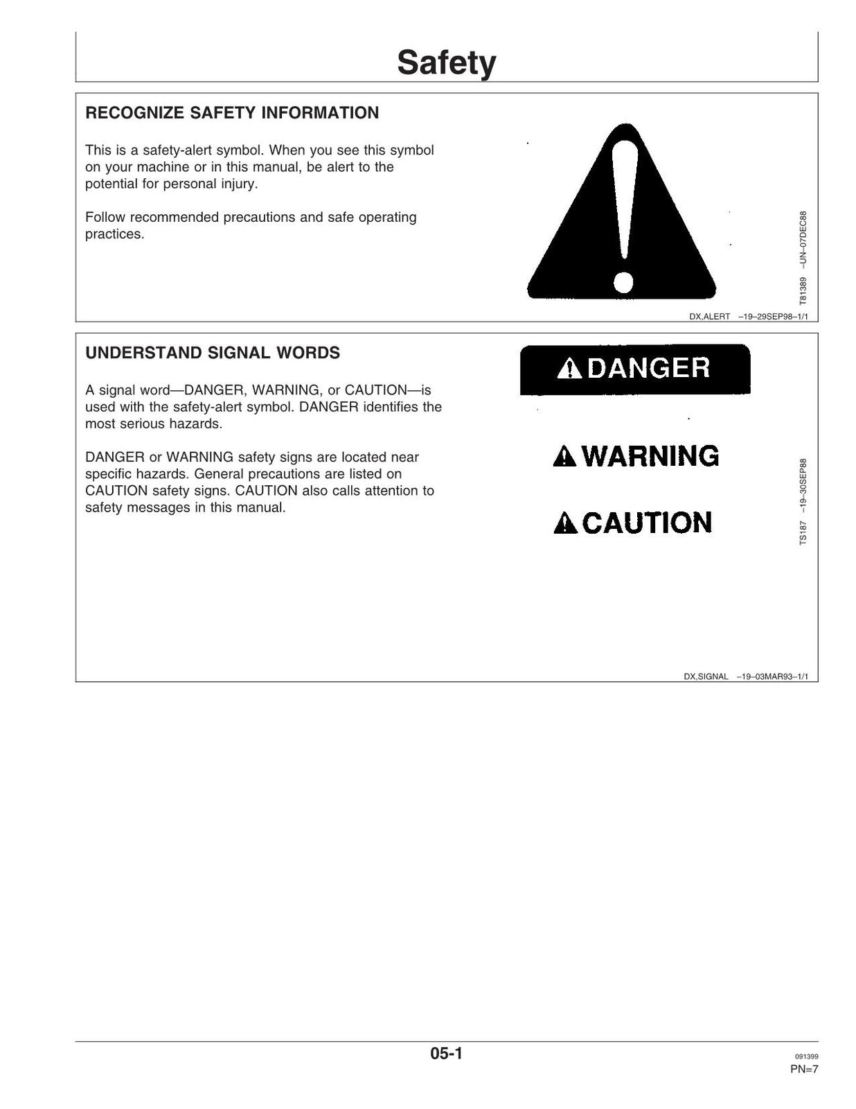 JOHN DEERE 7210 7410 7510 TRACTOR OPERATORS MANUAL #1