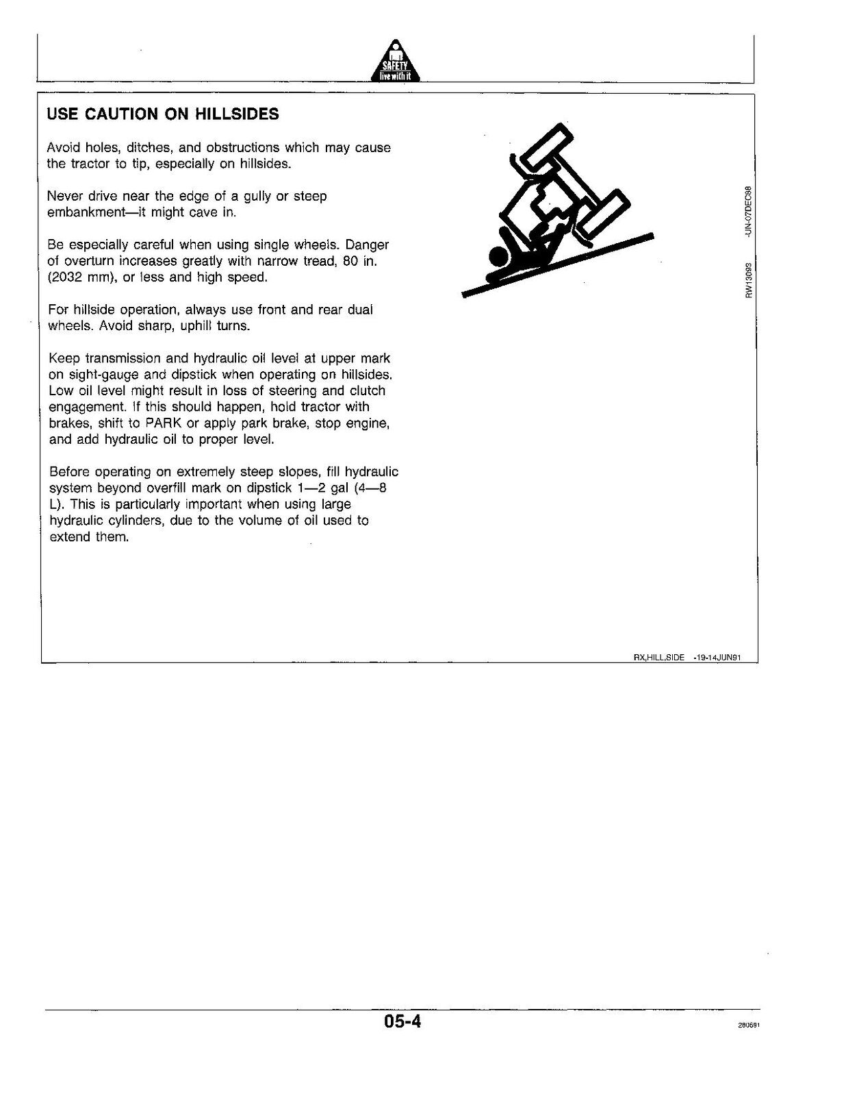 JOHN DEERE 8560 8760 8960 TRAKTOR-BETRIEBSHANDBUCH Nr. 3