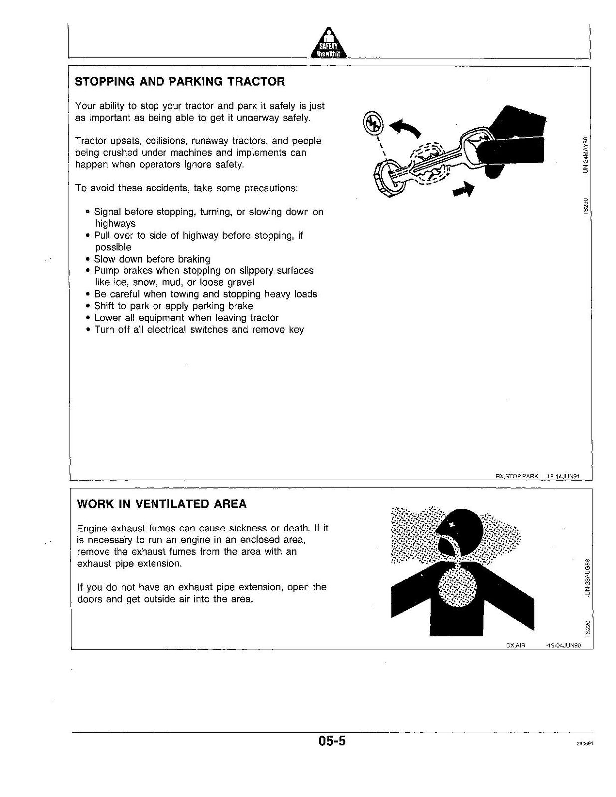 JOHN DEERE 8560 8760 8960 TRAKTOR-BETRIEBSHANDBUCH Nr. 3