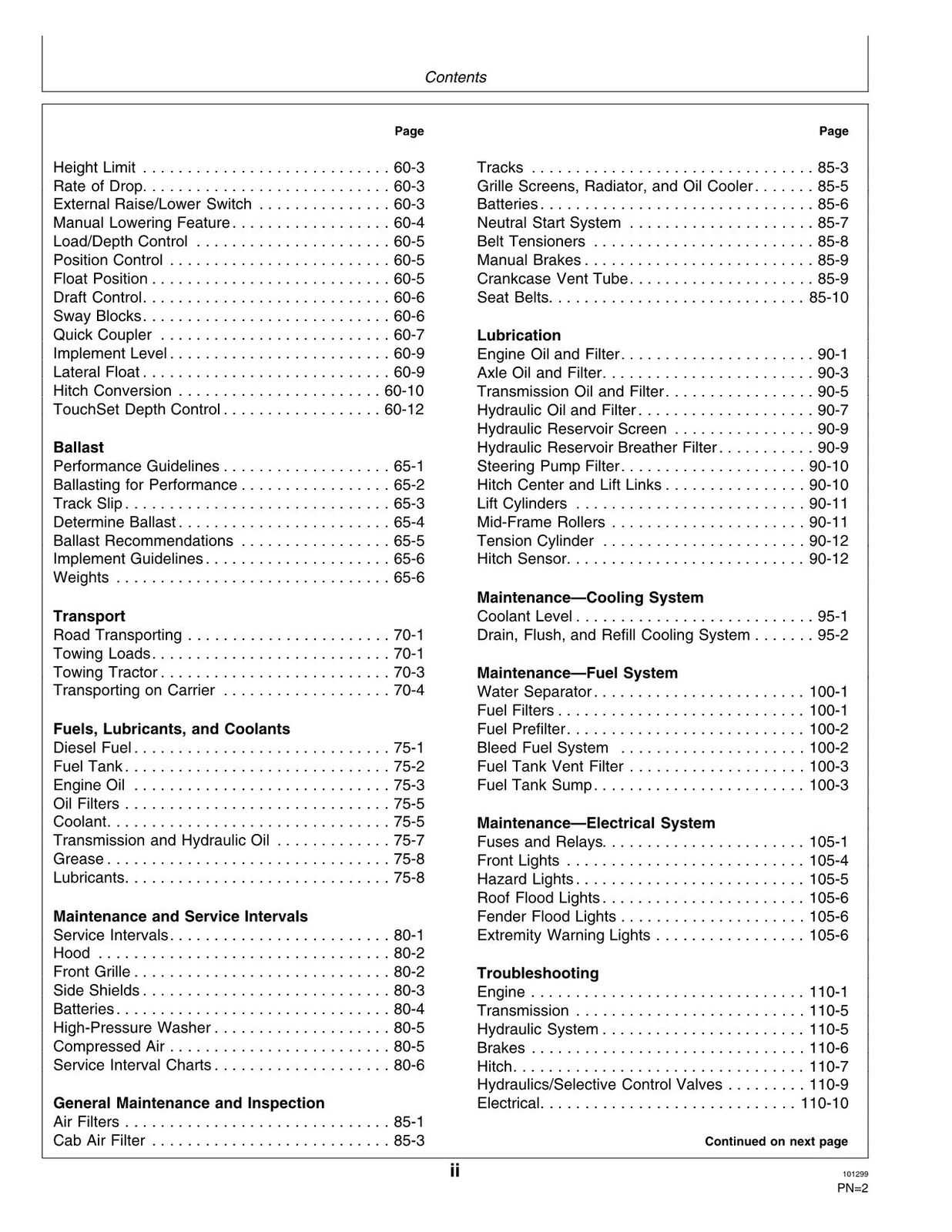 JOHN DEERE 9300T 9400T TRACTOR OPERATORS MANUAL #1