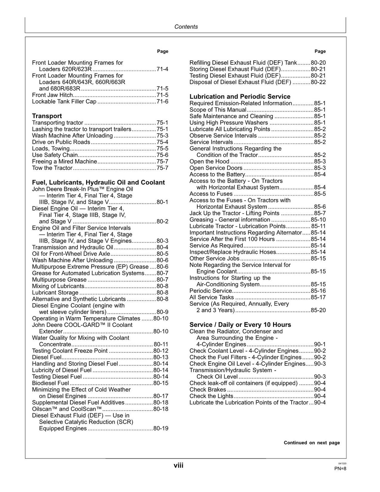 JOHN DEERE 6110M  6120M  6130M  6145M TRACTOR OPERATORS MANUAL #1