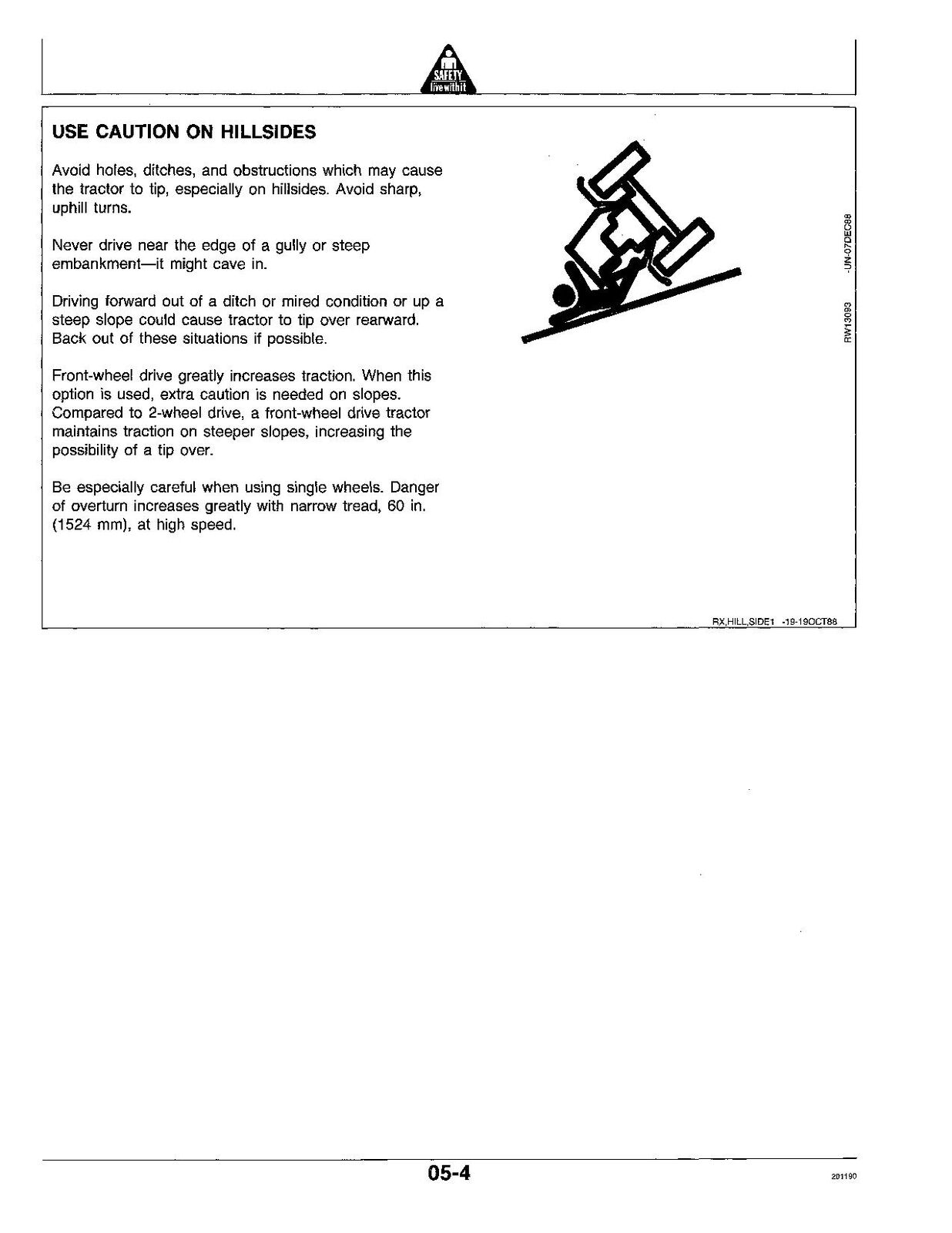 JOHN DEERE 4255 4455 4055 TRAKTOR-BETRIEBSHANDBUCH Nr. 2