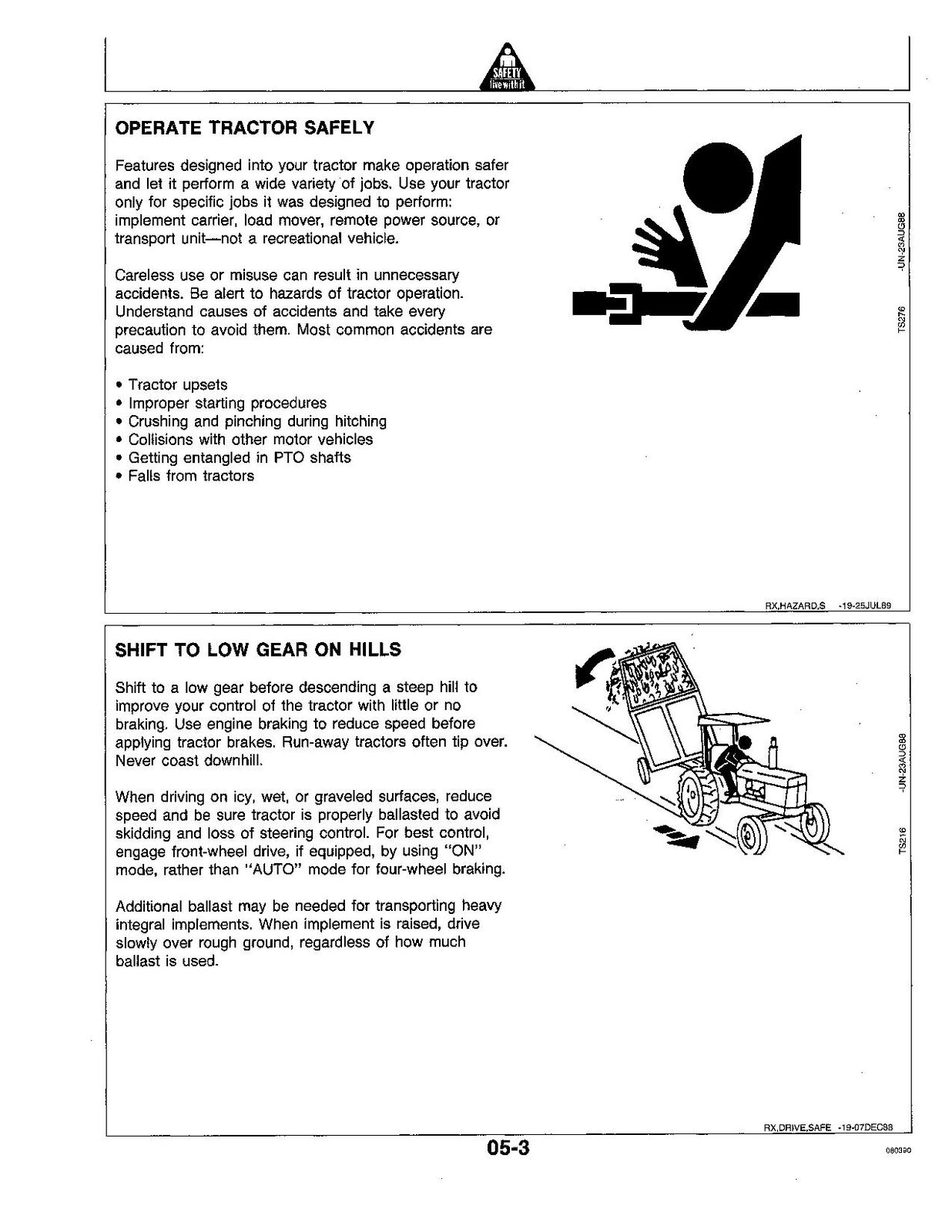 JOHN DEERE 8560 8760 8960 TRACTOR OPERATORS MANUAL #2