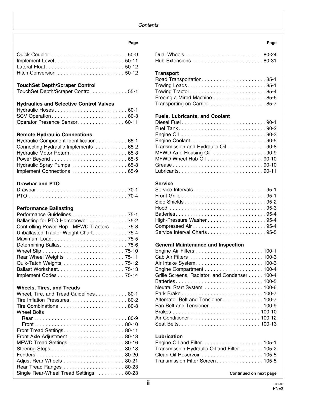 JOHN DEERE 8110 8210 8310 8410 TRACTOR OPERATORS MANUAL