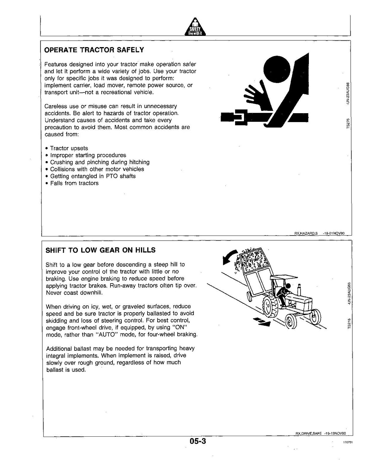 JOHN DEERE 4055 4255 4455 TRACTOR OPERATORS MANUAL