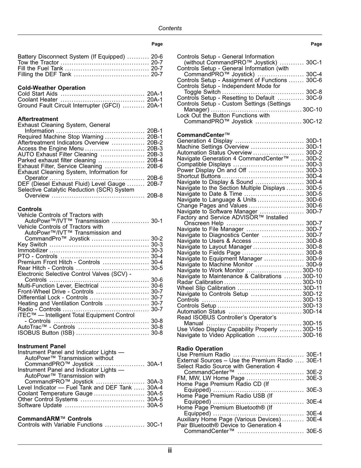 JOHN DEERE 6230R  6250R TRACTOR OPERATORS MANUAL