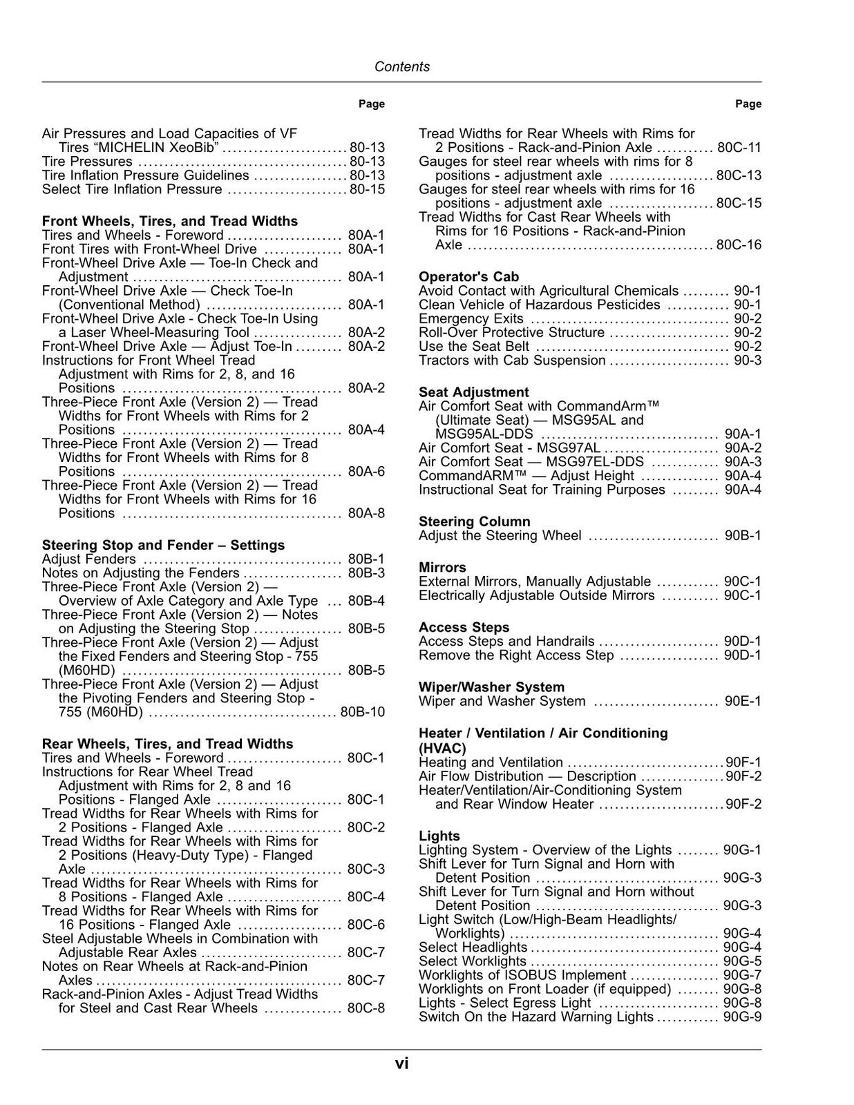 JOHN DEERE 6230R  6250R TRACTOR OPERATORS MANUAL