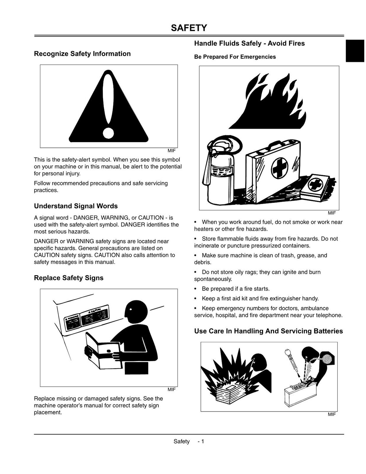 JOHN DEERE G100 G110 TRACTOR REPAIR SERVICE TECHNICAL MANUAL TM2020