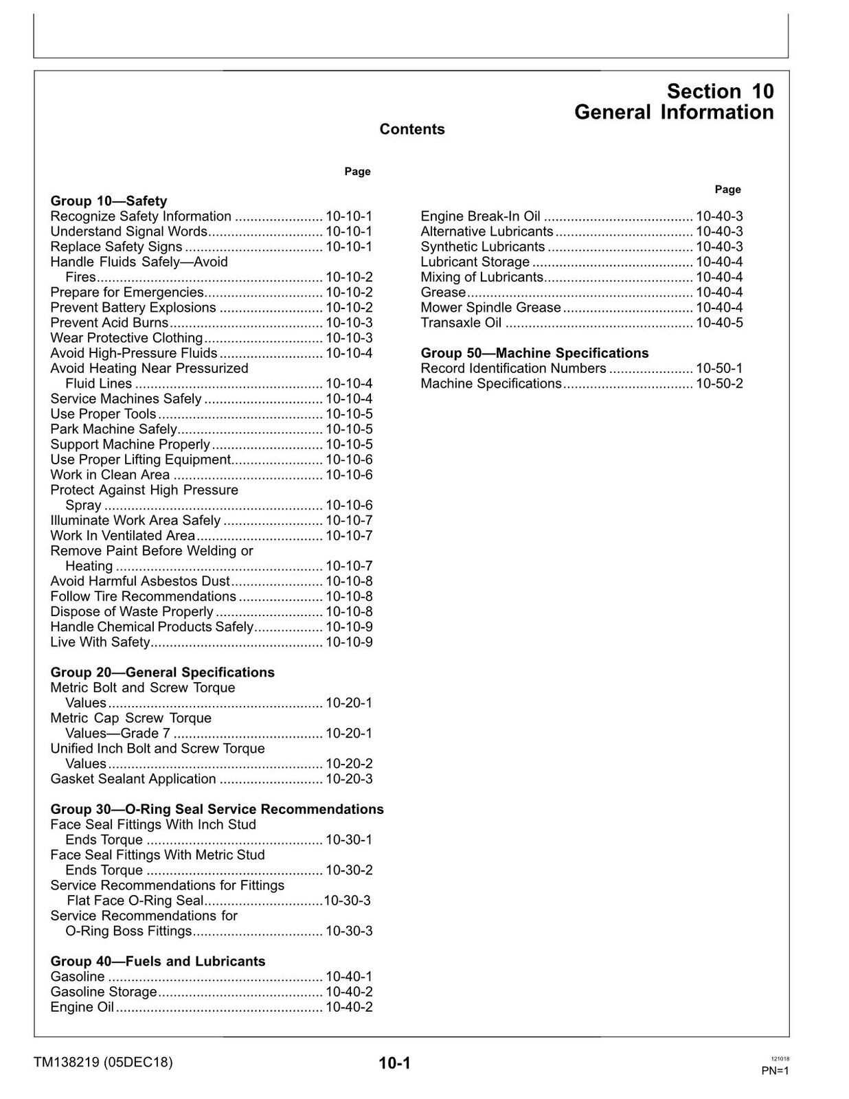 JOHN DEERE X350R TRACTOR SERVICE MANUAL