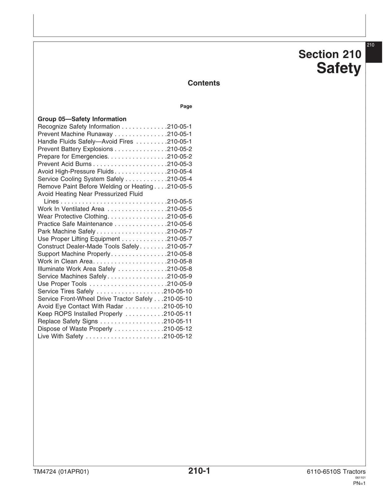 JOHN DEERE 6110L 6310S 6410S TRACTOR DIAGNOSTIC MANUAL + !BONUS!