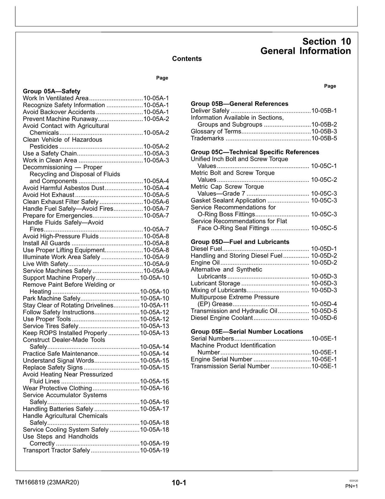 JOHN DEERE 2032R  2038R TRACTOR SERVICE MANUAL #3