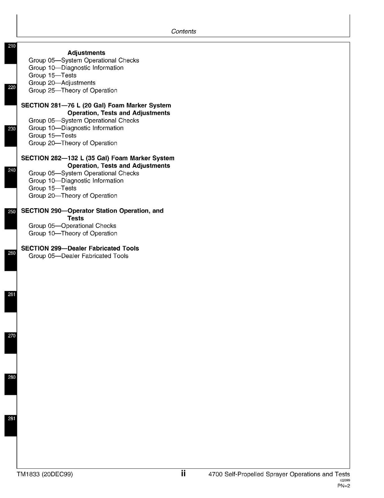 JOHN DEERE 4700 SPRAYER REPAIR SERVICE TECHNICAL MANUAL TM1833