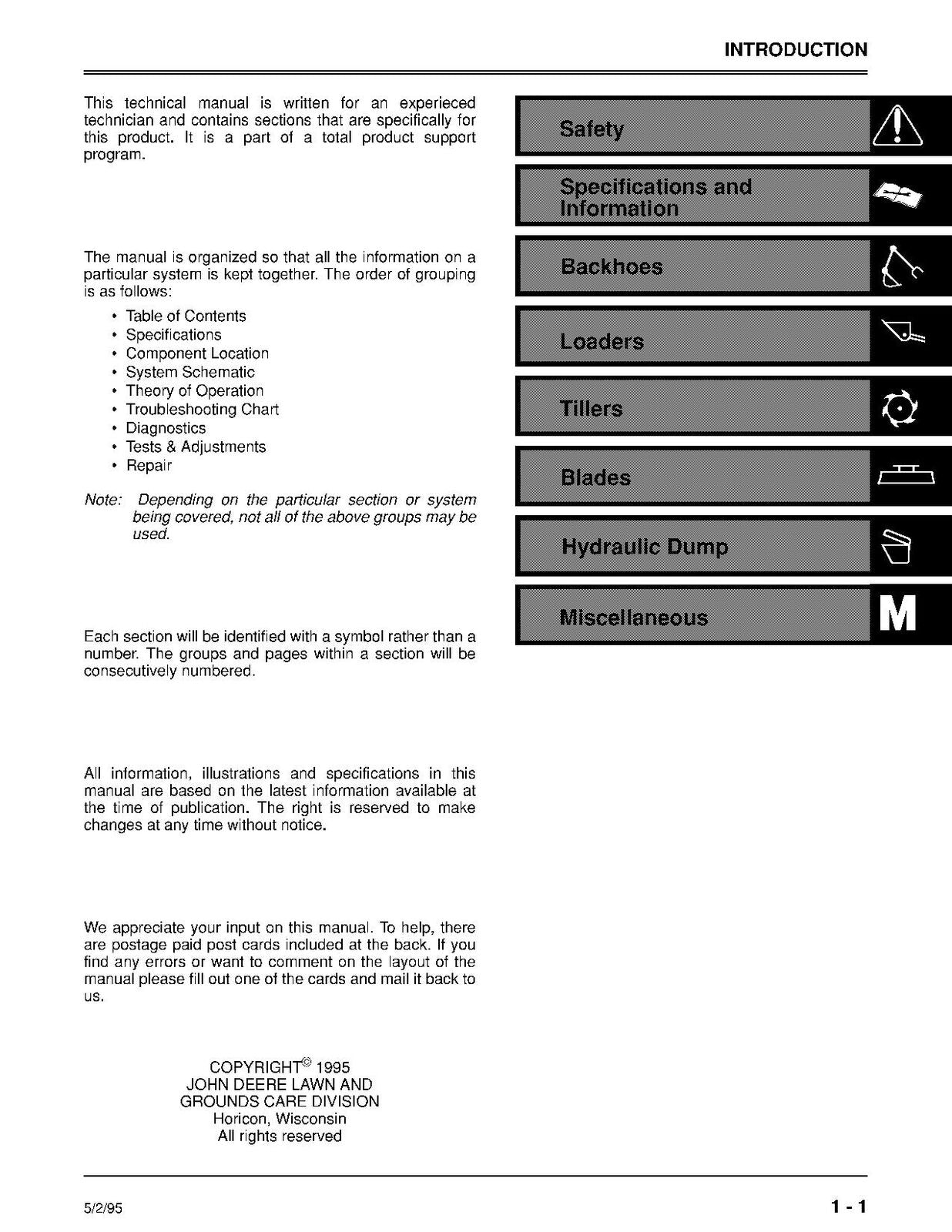 JOHN DEERE 10 10A 7 8 8A 365 375 380 380A SPRÜHGERÄT SERVICEHANDBUCH