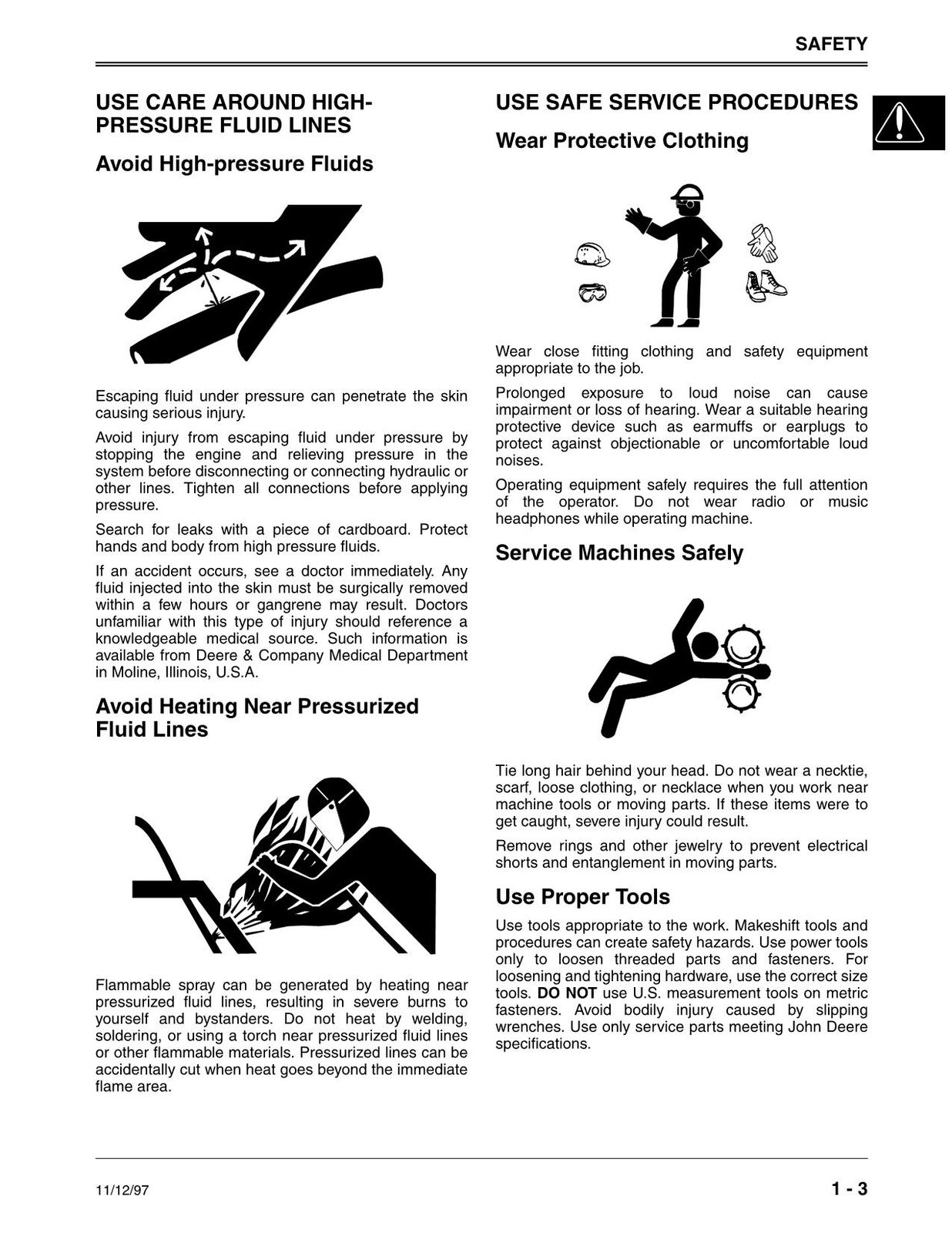 JOHN DEERE 200 1800 SPRAYER SERVICE MANUAL