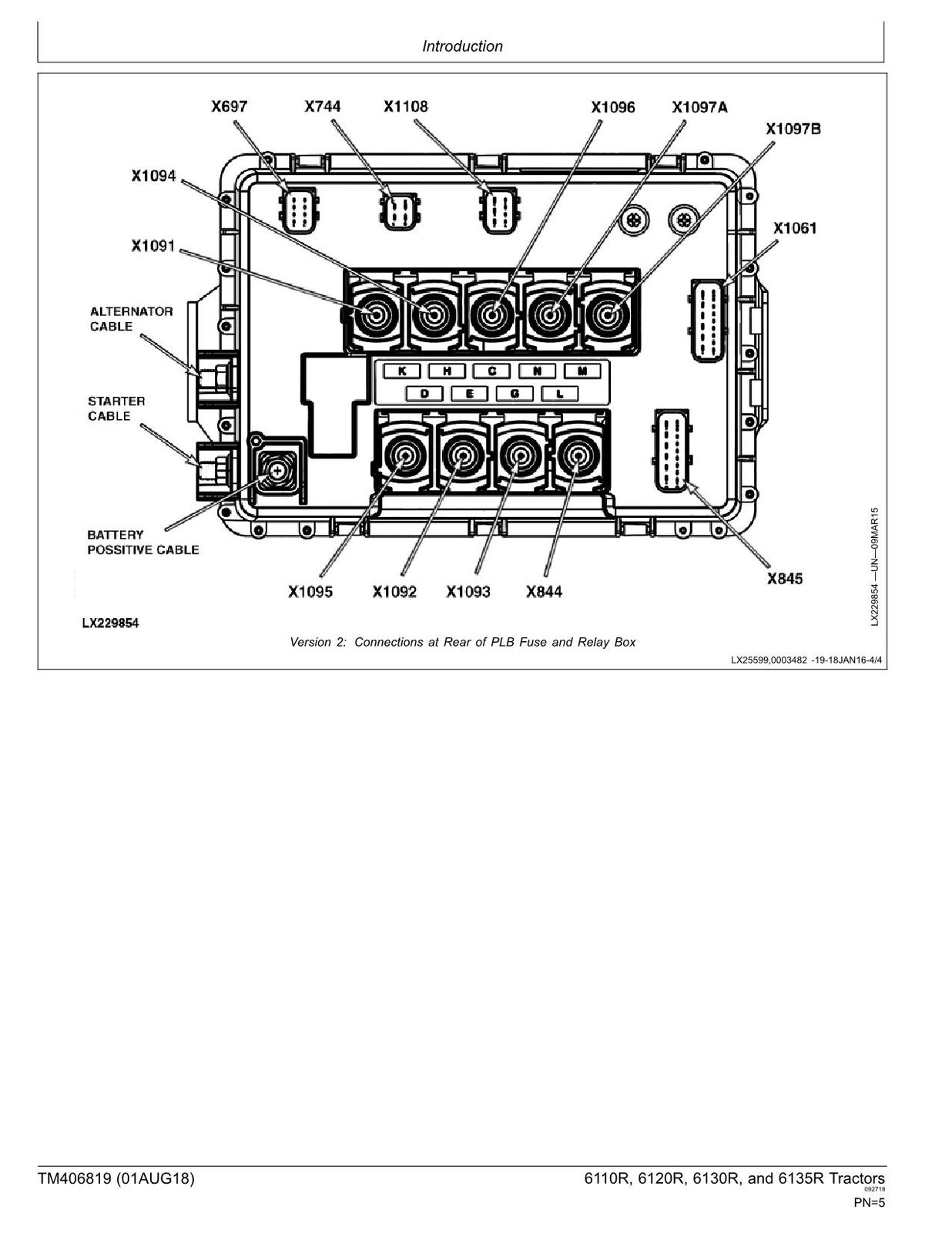 JOHN DEERE 6110R 6120R 6130R 6135R TRACTOR REPAIR SERVICE MANUAL #2