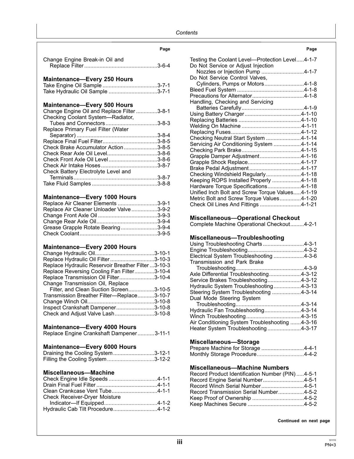 JOHN DEERE 540H 548H SKIDDER OPERATORS MANUAL