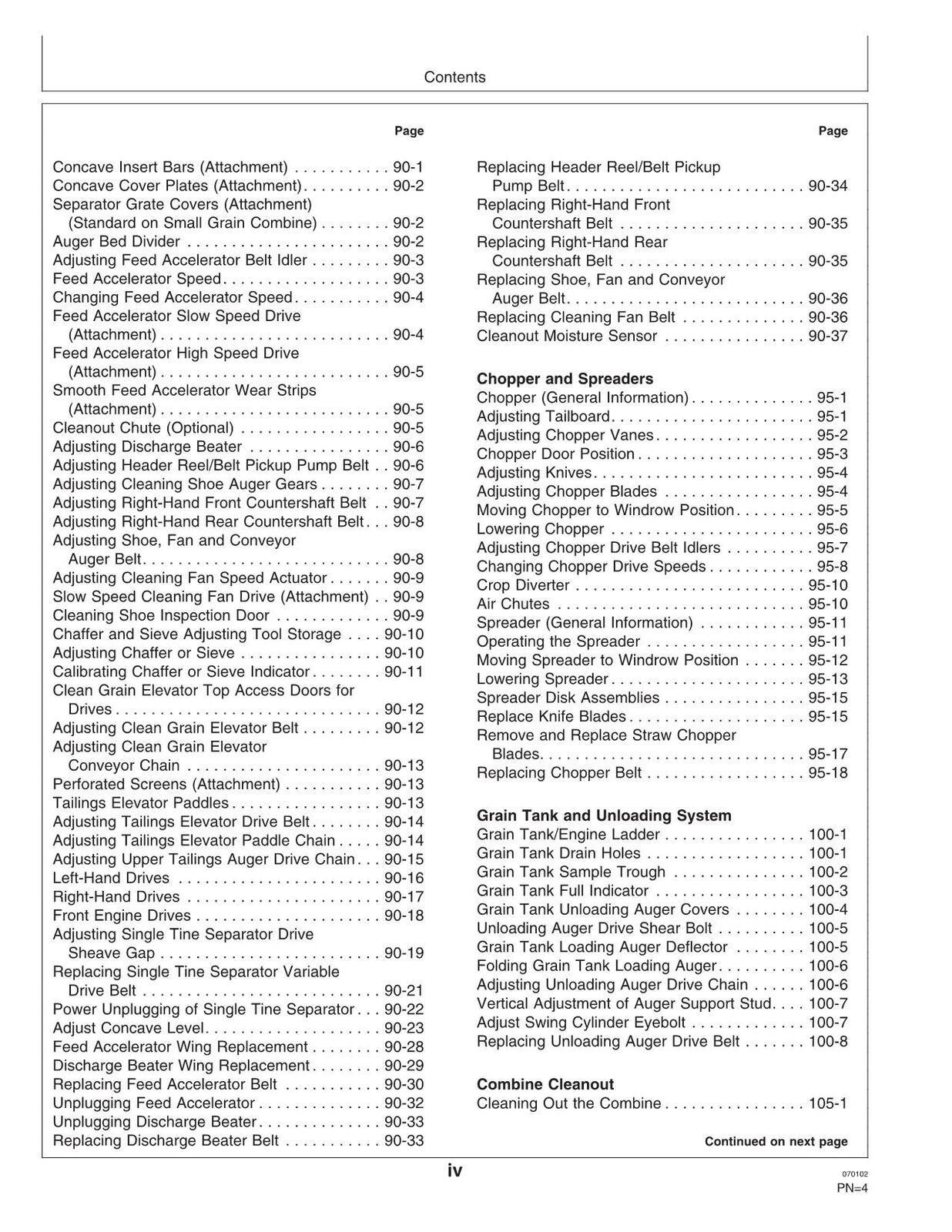 JOHN DEERE 9650 9750 STS  COMBINE OPERATORS MANUAL #4