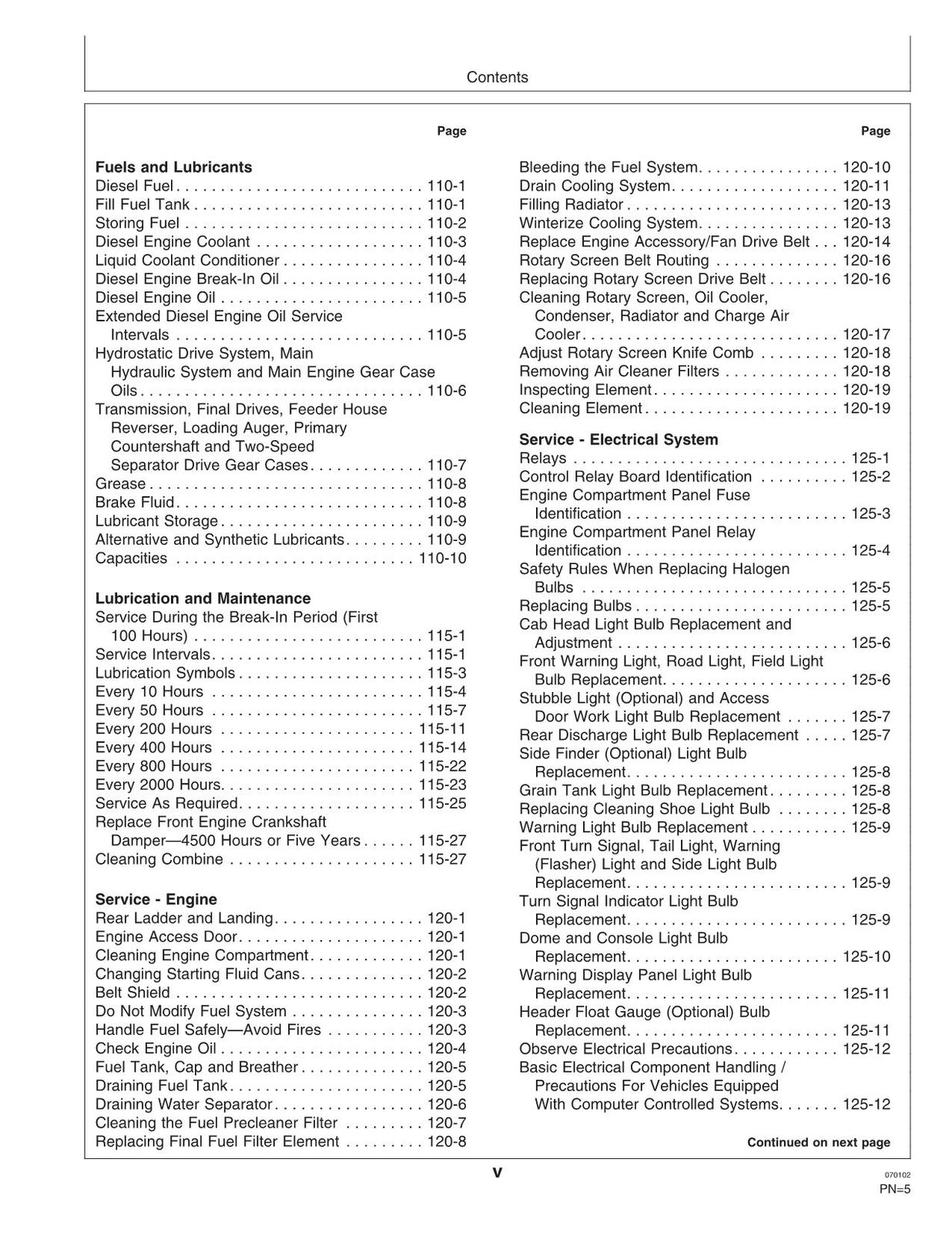 JOHN DEERE 9650 9750 STS  COMBINE OPERATORS MANUAL #4