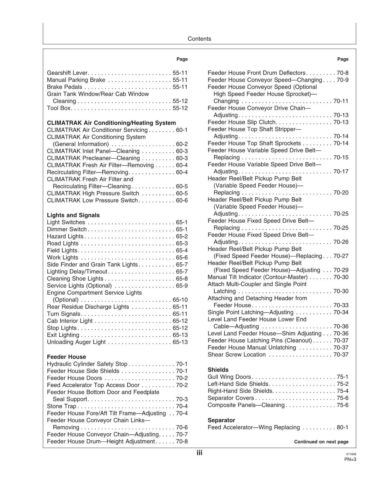 JOHN DEERE 9570 STS  COMBINE OPERATORS MANUAL #4