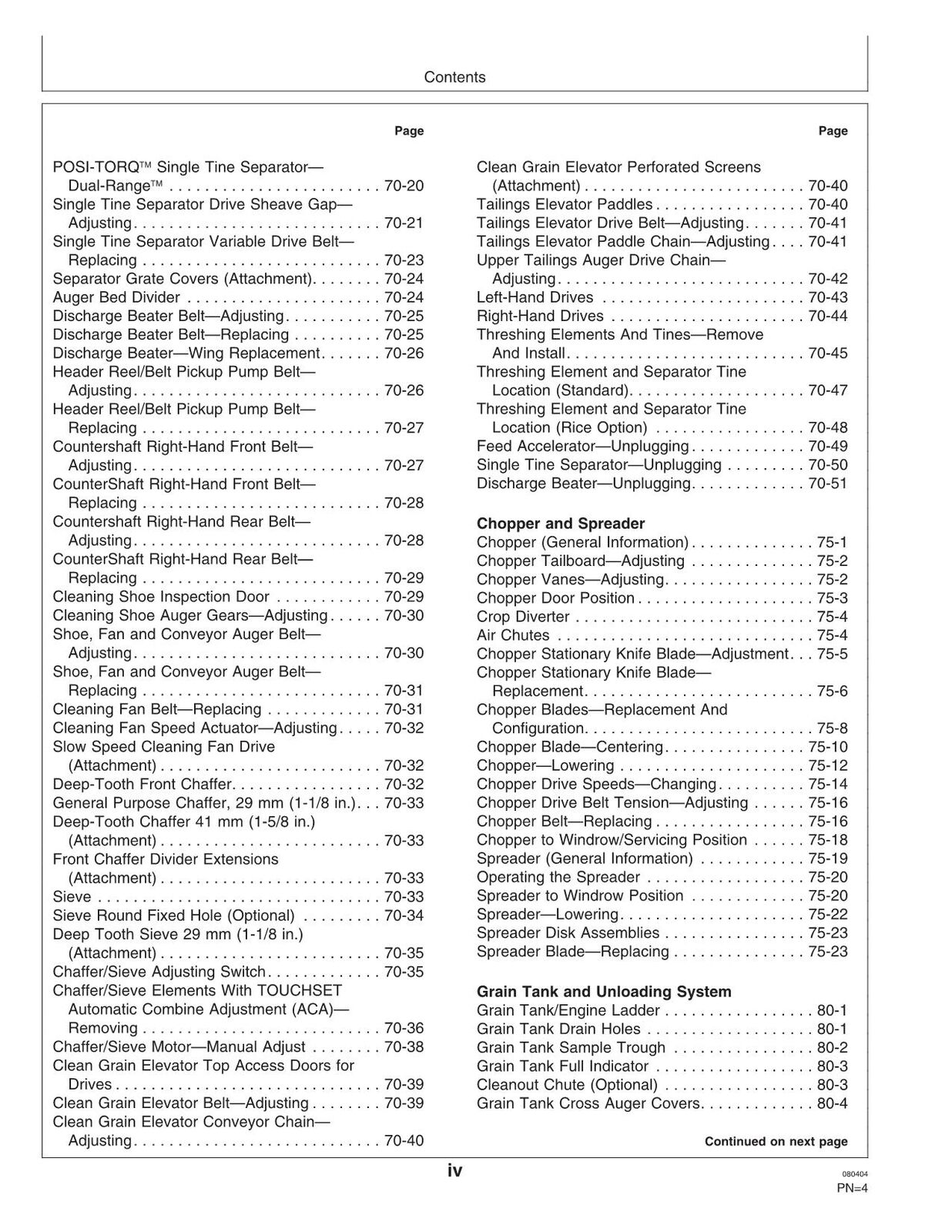 JOHN DEERE 9860 STS MÄHDRESCHER-BETRIEBSHANDBUCH NR. 2 