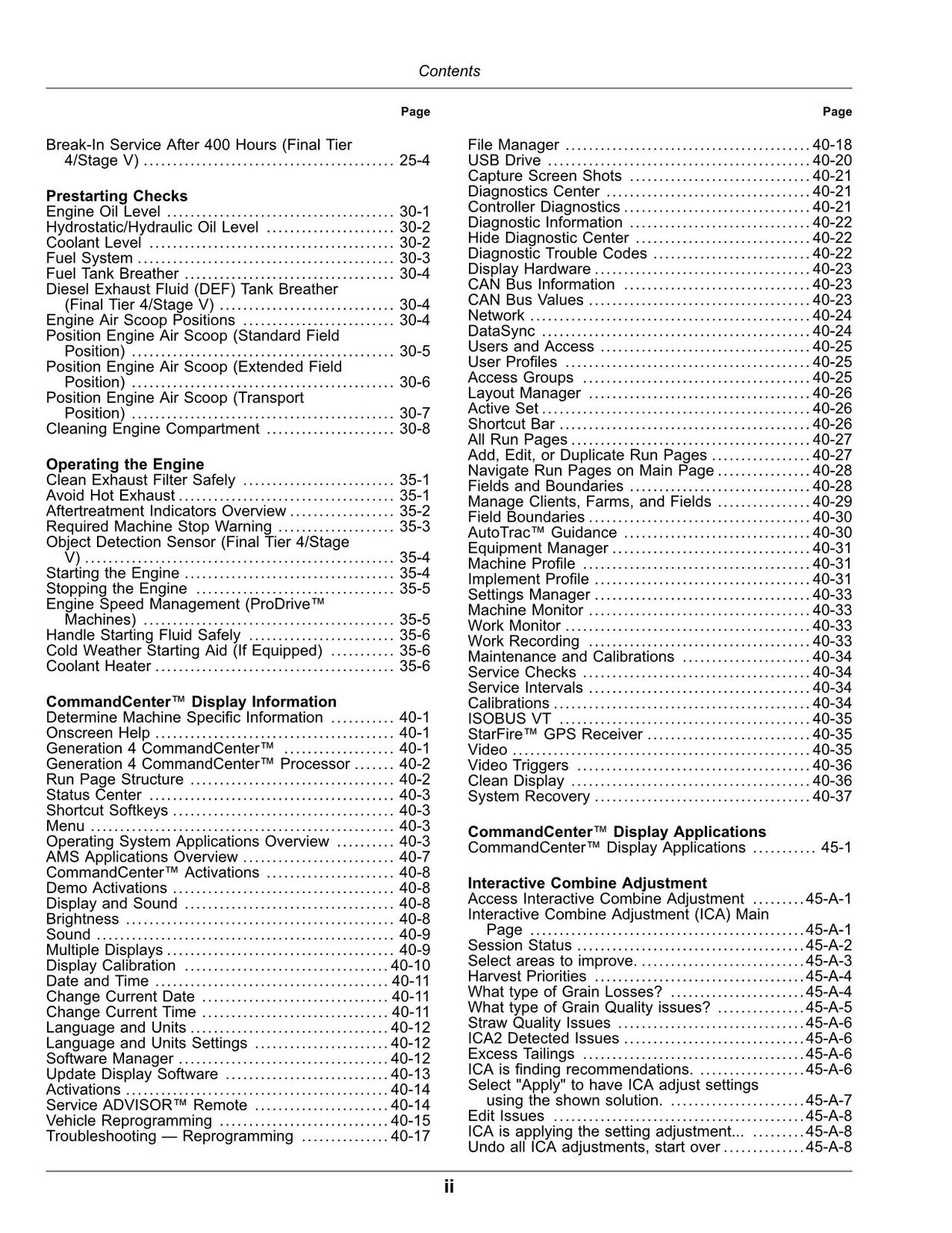 JOHN DEERE S760 S770 S780 S790 COMBINE OPERATORS MANUAL 805001 -