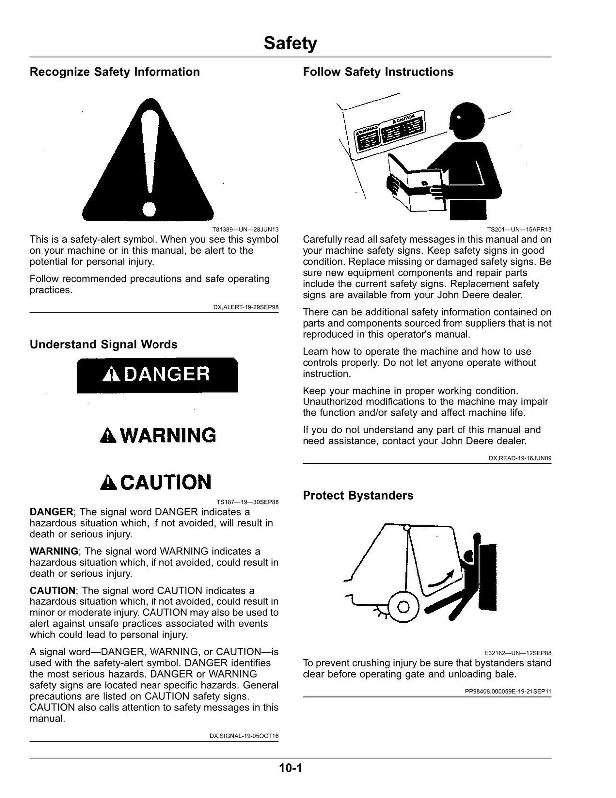 JOHN DEERE 440E BALER OPERATORS MANUAL #1