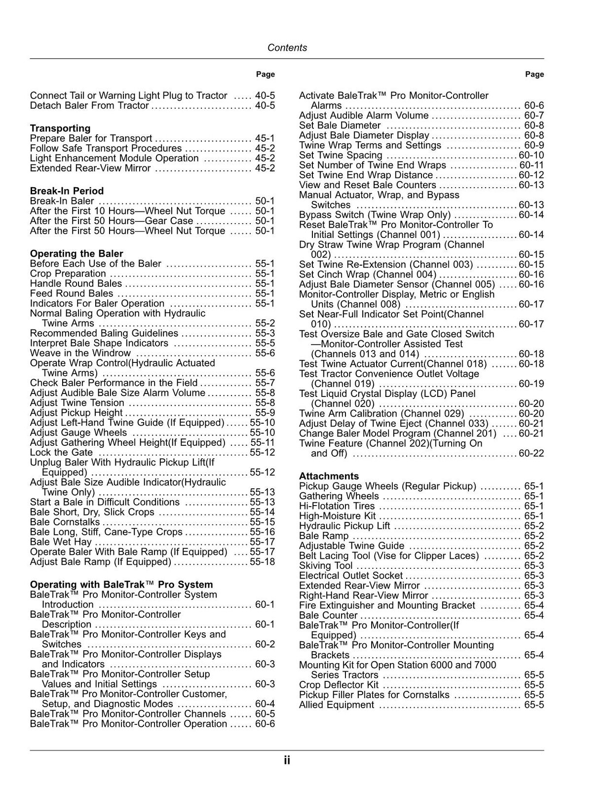 JOHN DEERE 440E BALER OPERATORS MANUAL #2